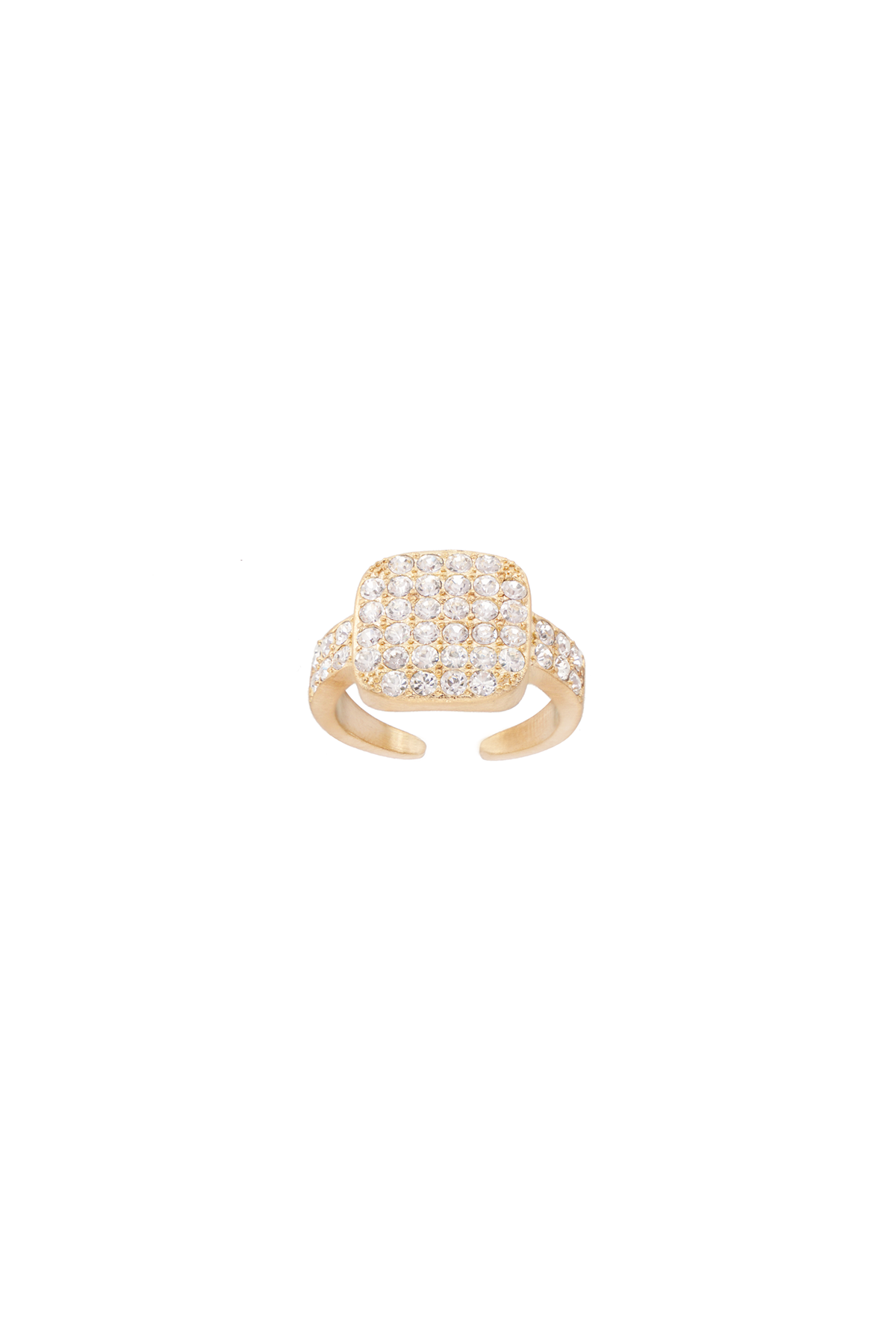 Abbie adjustable ring, Clear
