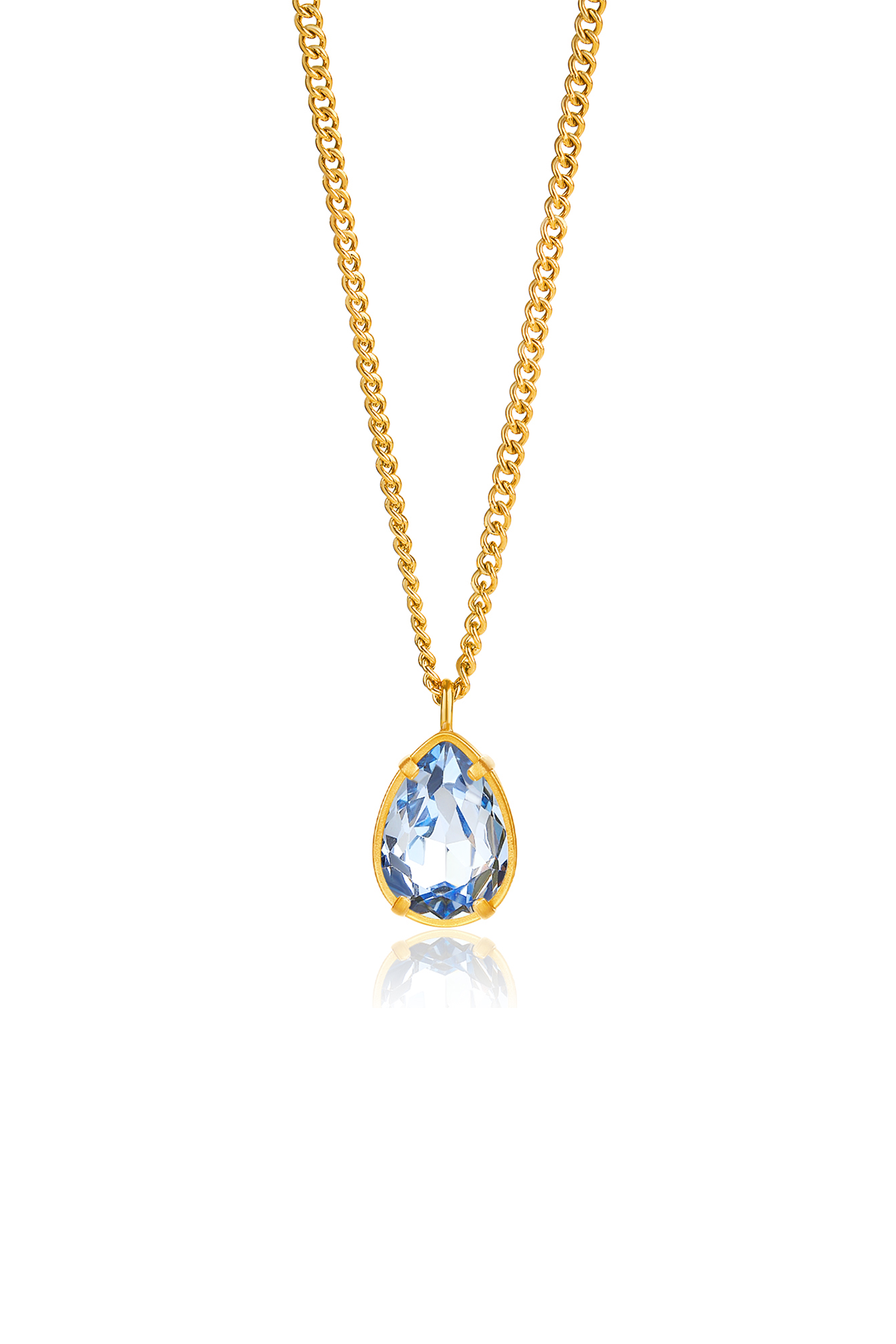 Billie Crystal necklace - Clear