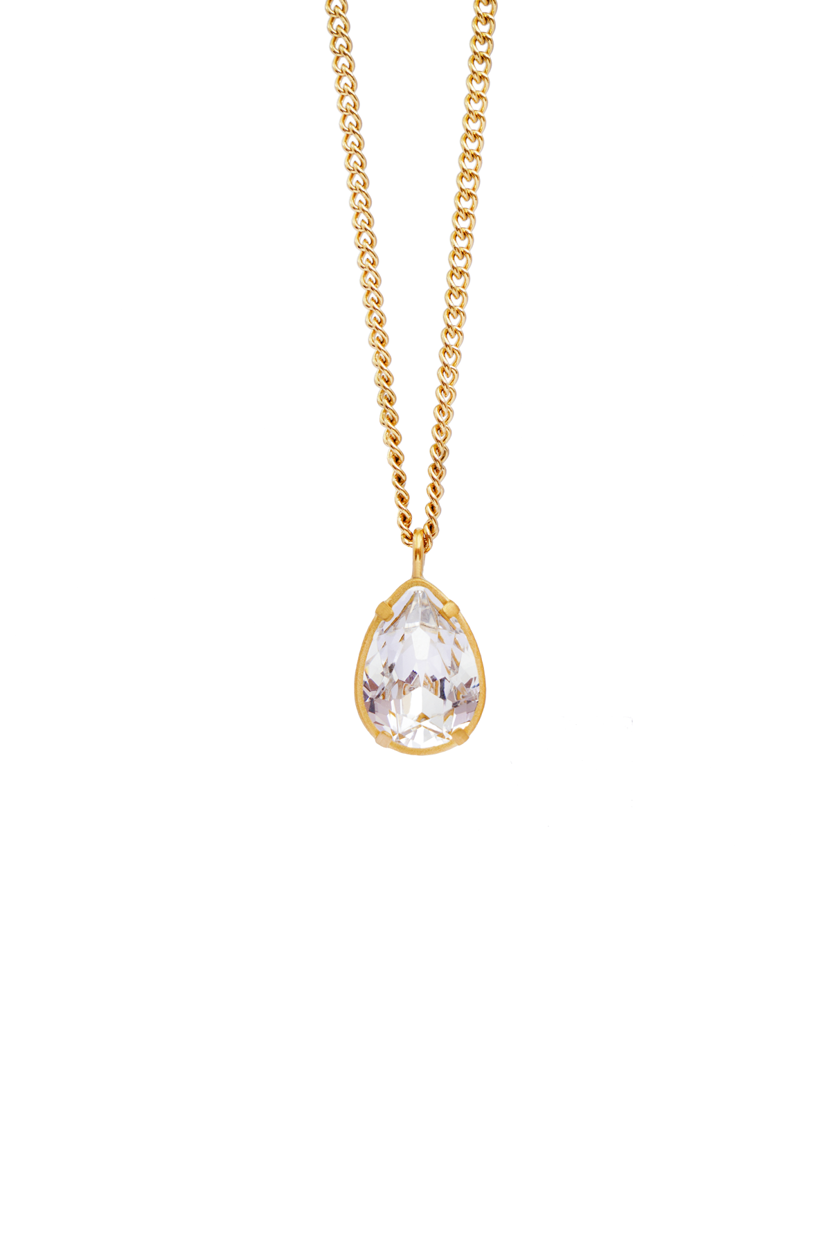 Billie Crystal necklace - Clear