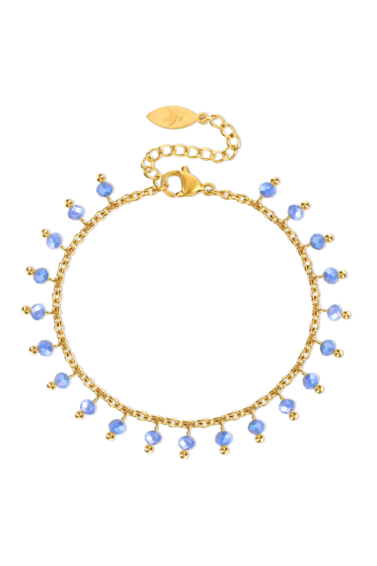 Bead bracelet, Blue