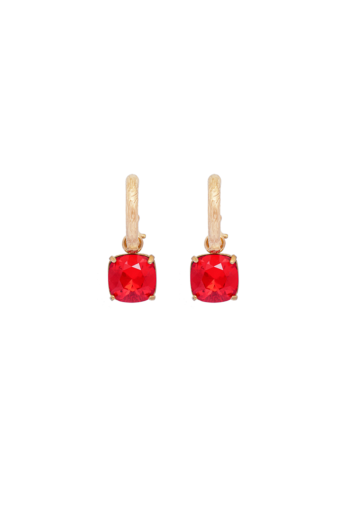 Carla Swarovski earrings - Light Siam