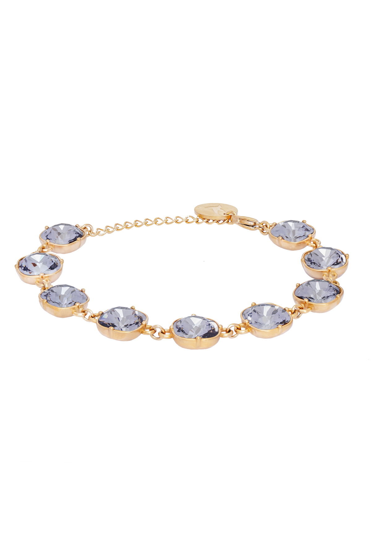 Carla Swarovski lux bracelet - Charcoal