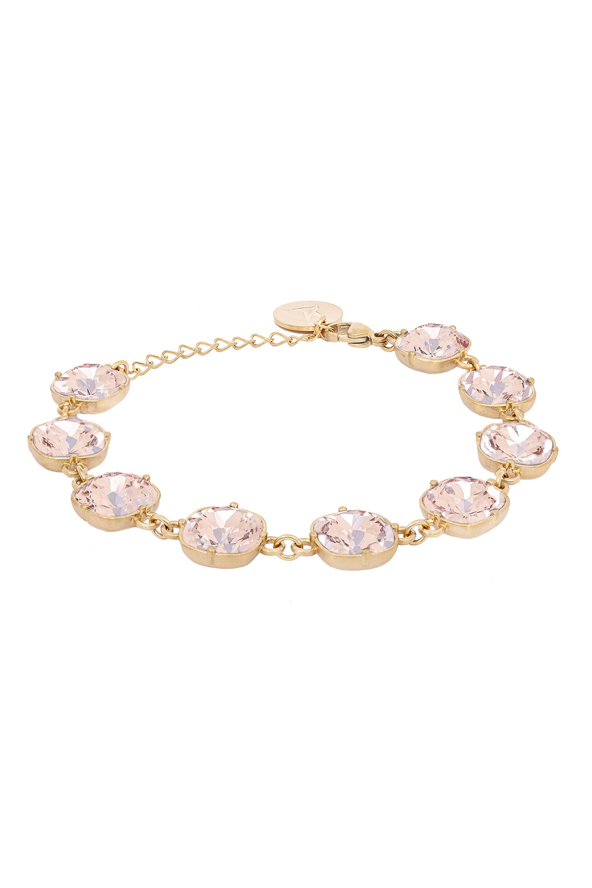 Carla Swarovski lux bracelet - Light peach