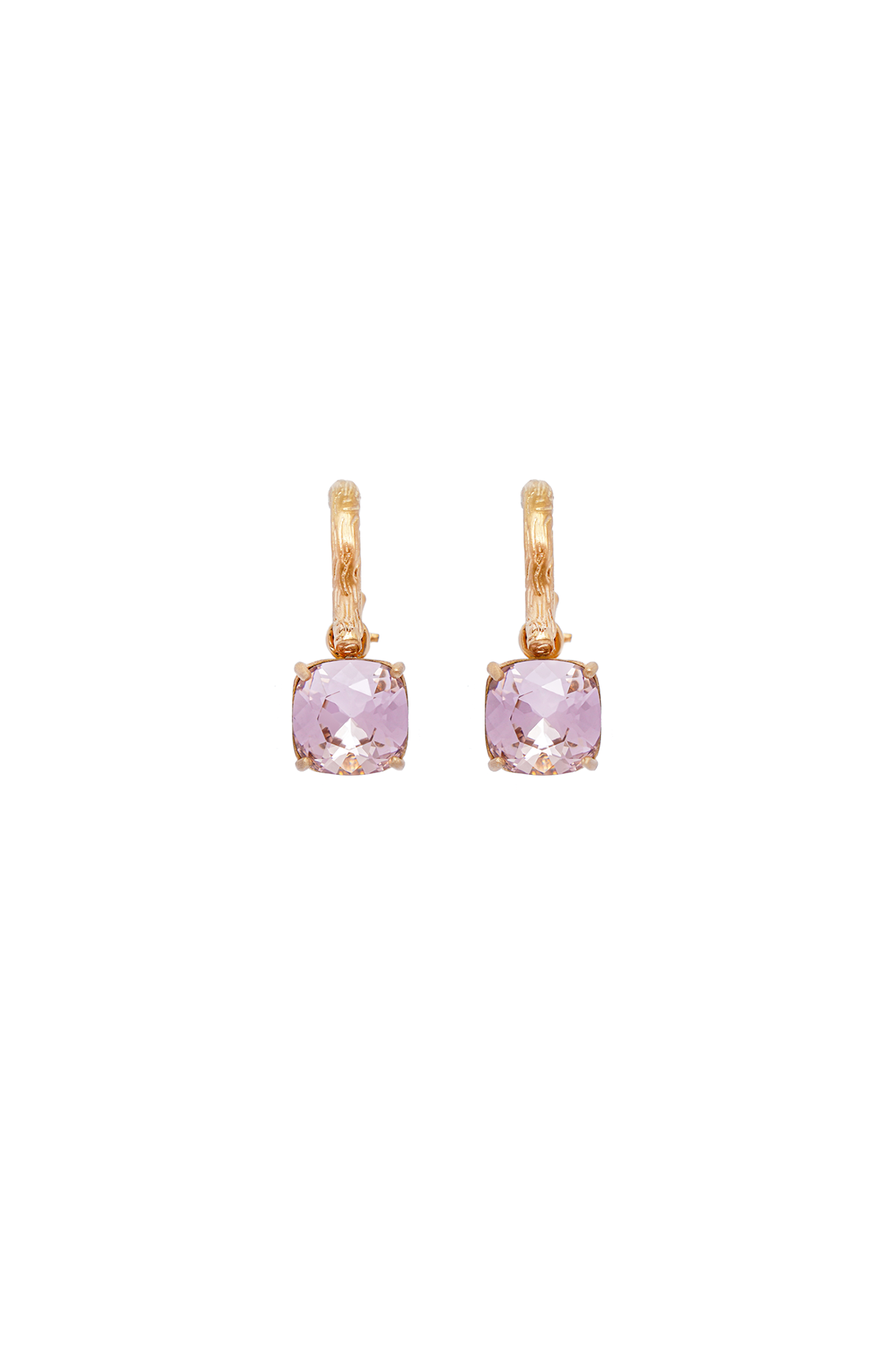 Carla Swarovski earrings - Pink favourite
