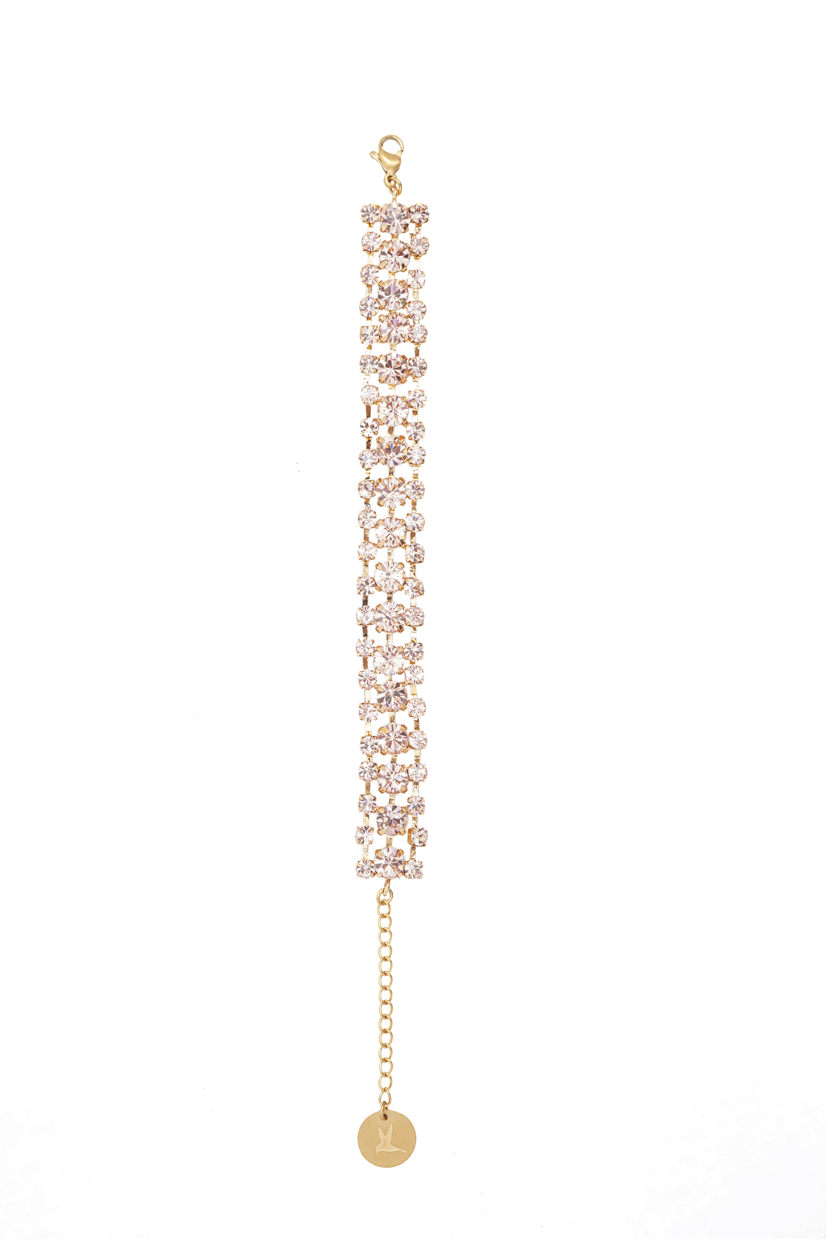 Carolina Swarovski lux bracelet - Vintage pink