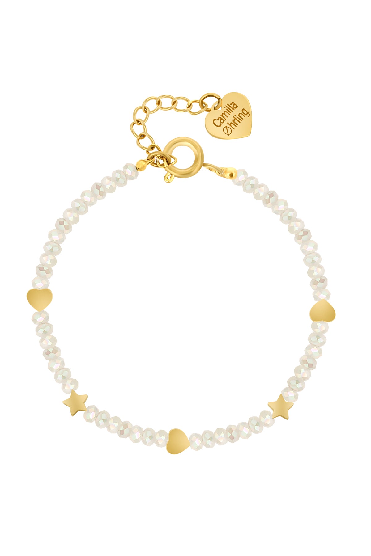 Carrie crystal bracelet - Ivory