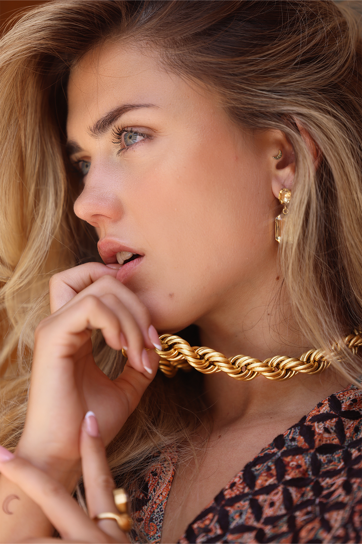 Chunky rope necklace - FORHÅNDSSALG