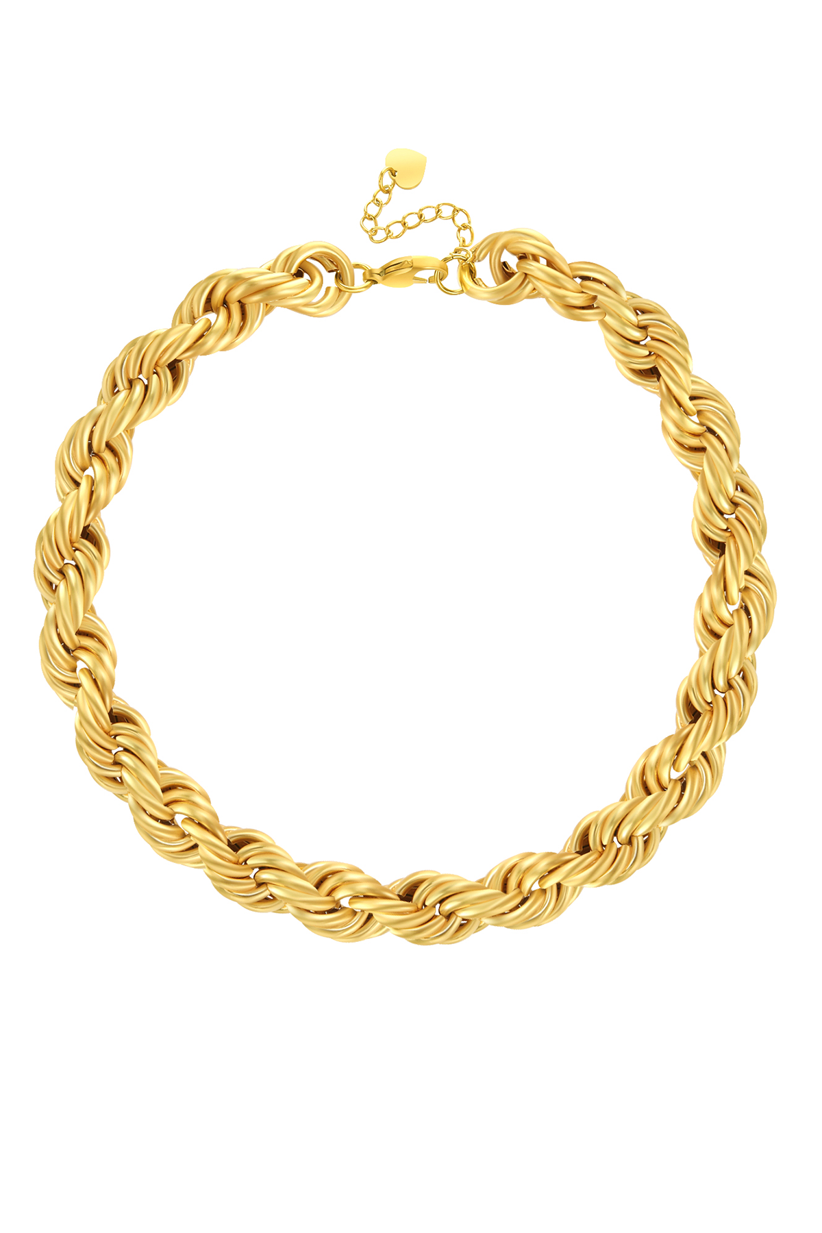 Chunky rope necklace