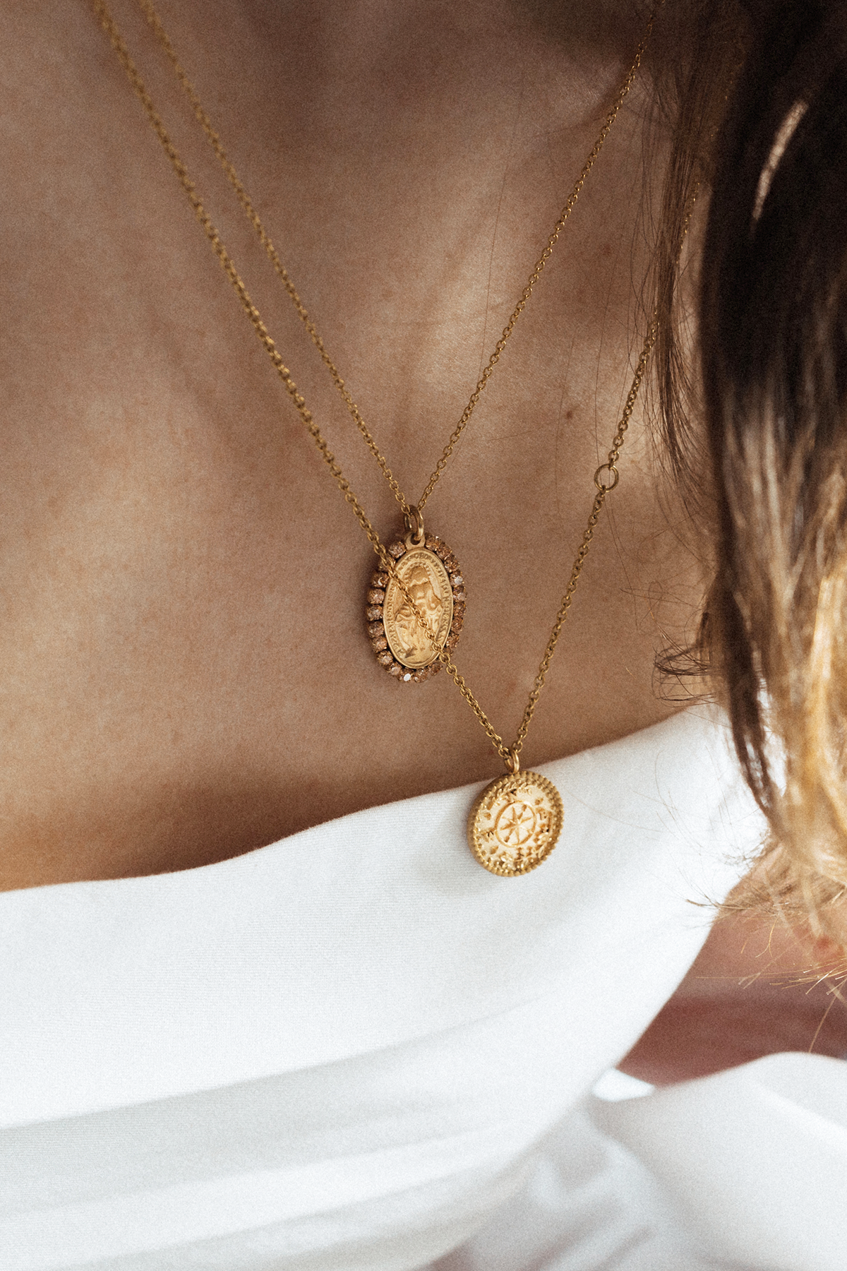 Compass necklace