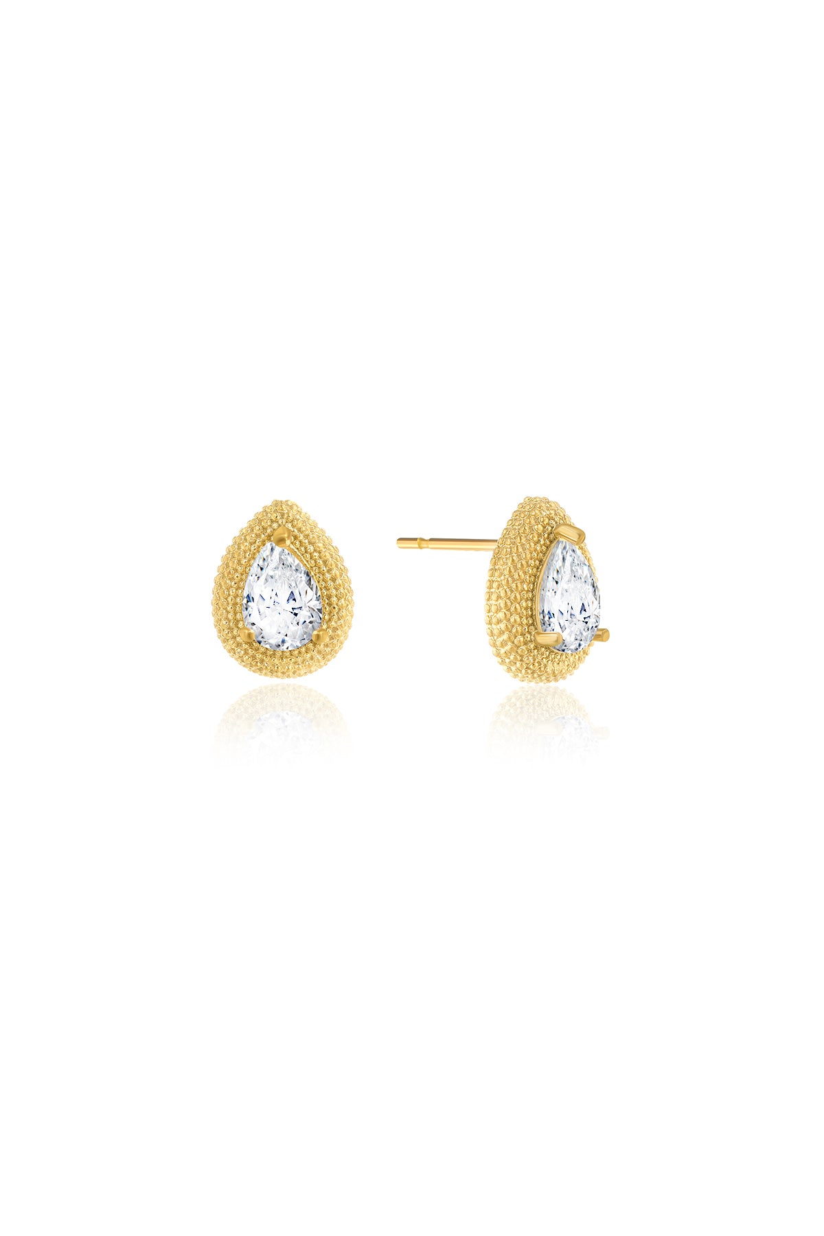 Drop Crystal stud earrings