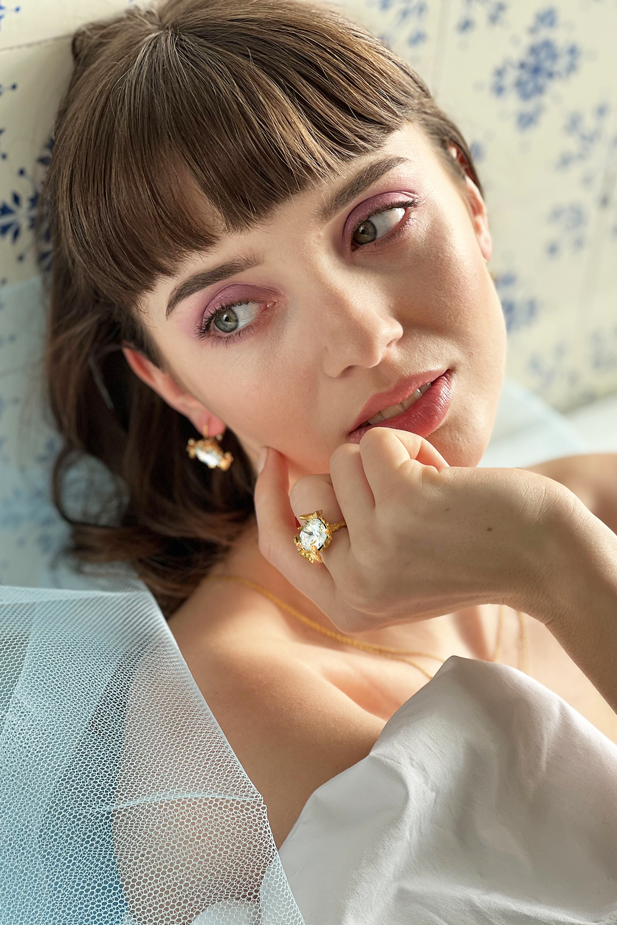 Ellie Swarovski ring - Light Azore
