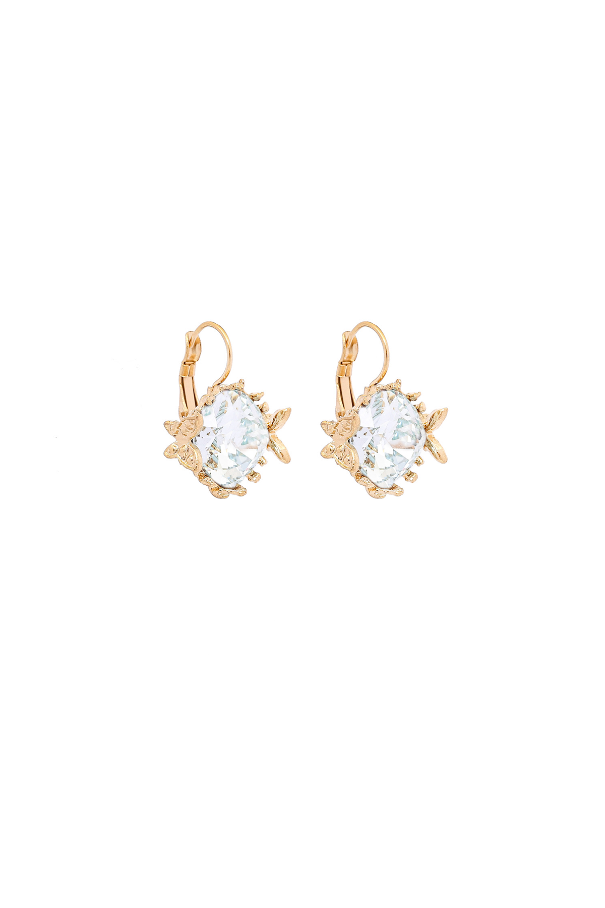 Ellie Swarovski earrings - Light Azore
