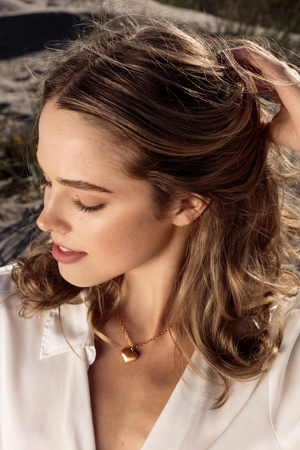 Chunky heart necklace