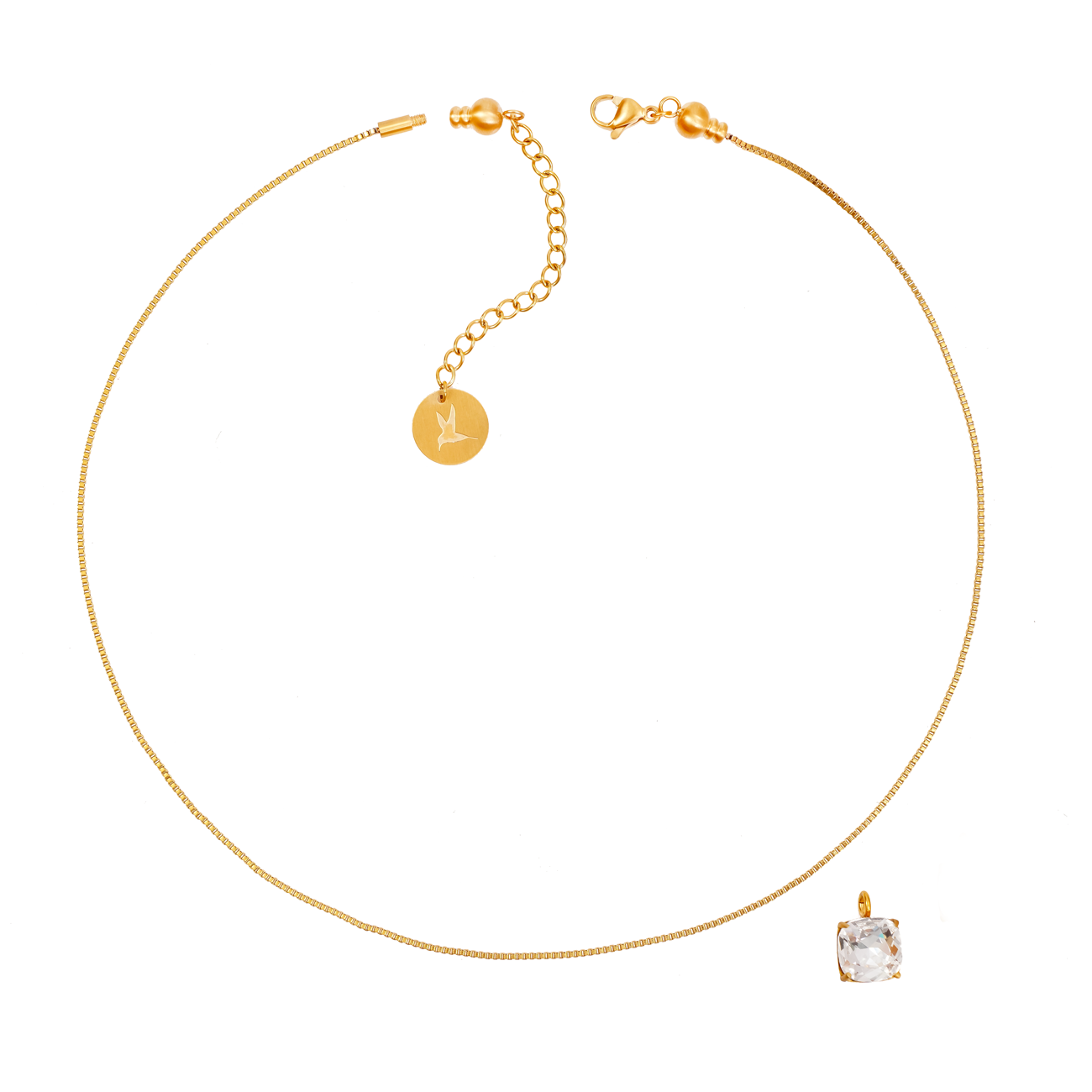 Carla Swarovski necklace - Clear