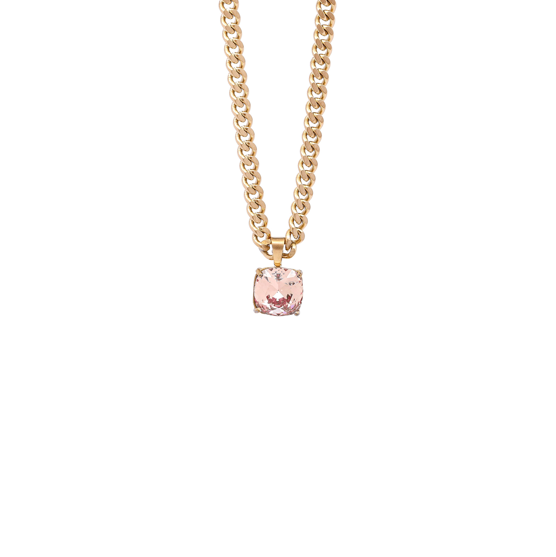 Carla Swarovski necklace - Light peach