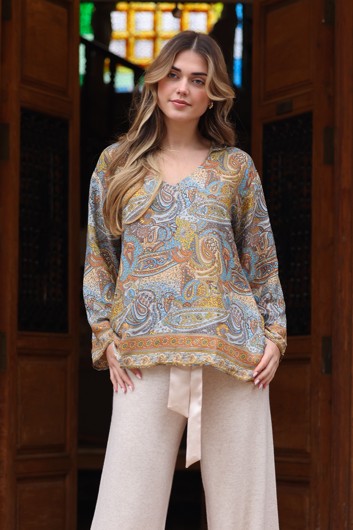 Silkebluse, Simla Mist