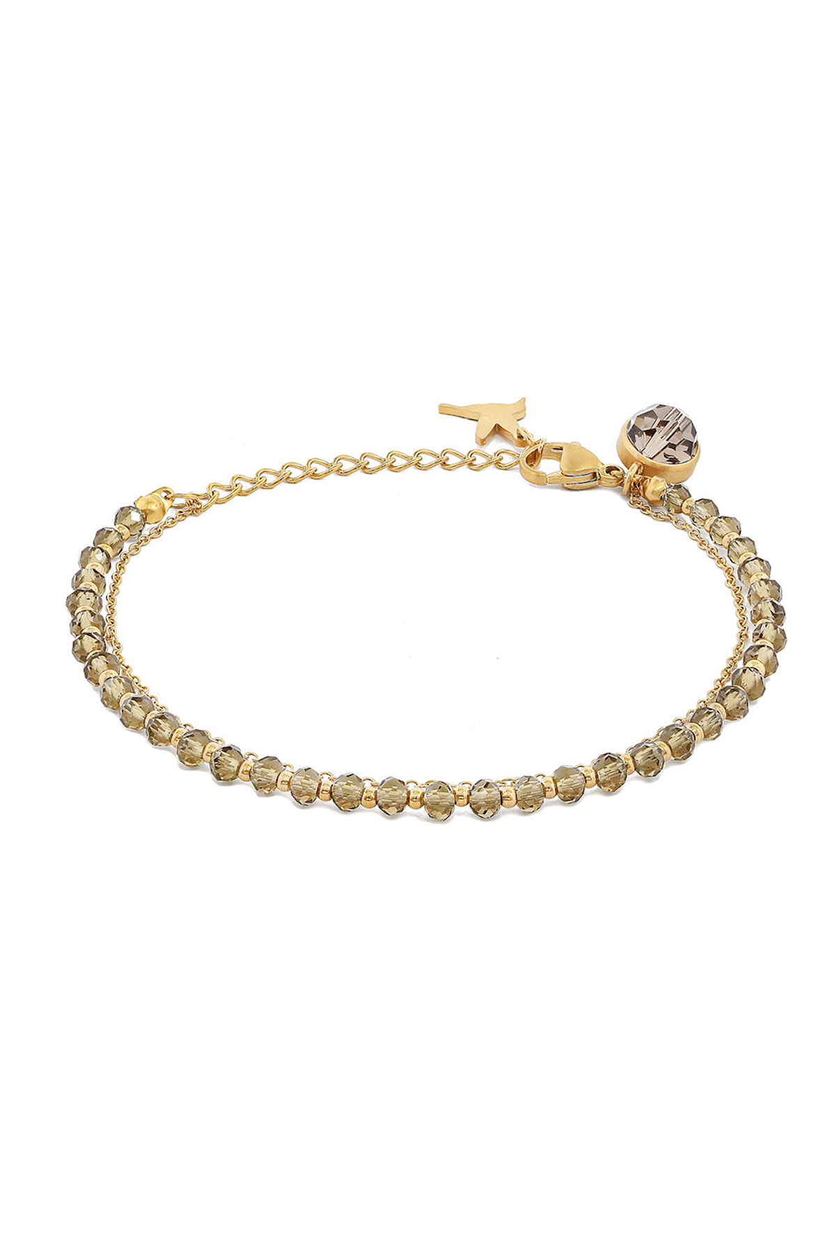 Iben crystal bracelet -Smokey quarts