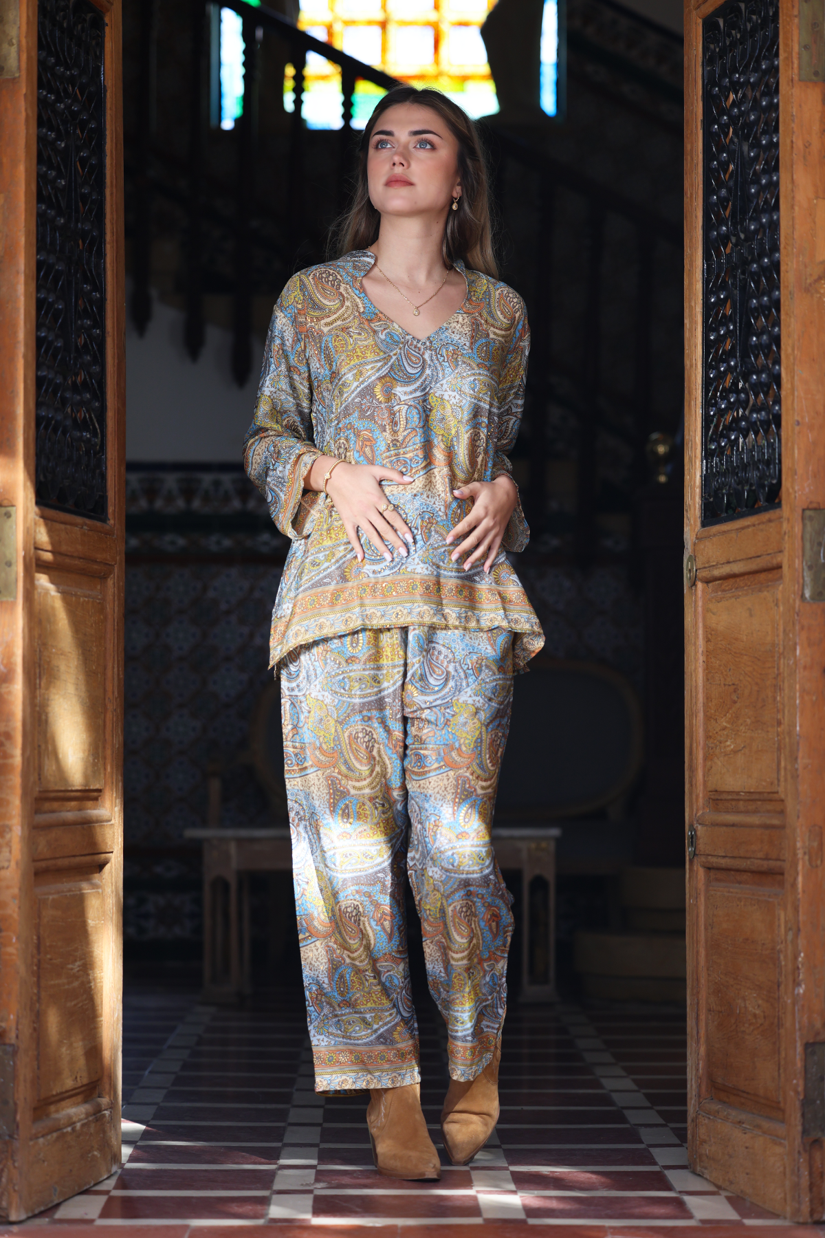 Silkebluse, Simla Mist