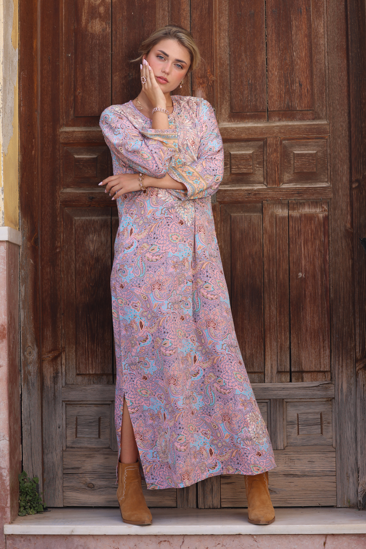 Maxi dress, Tropical Paisley