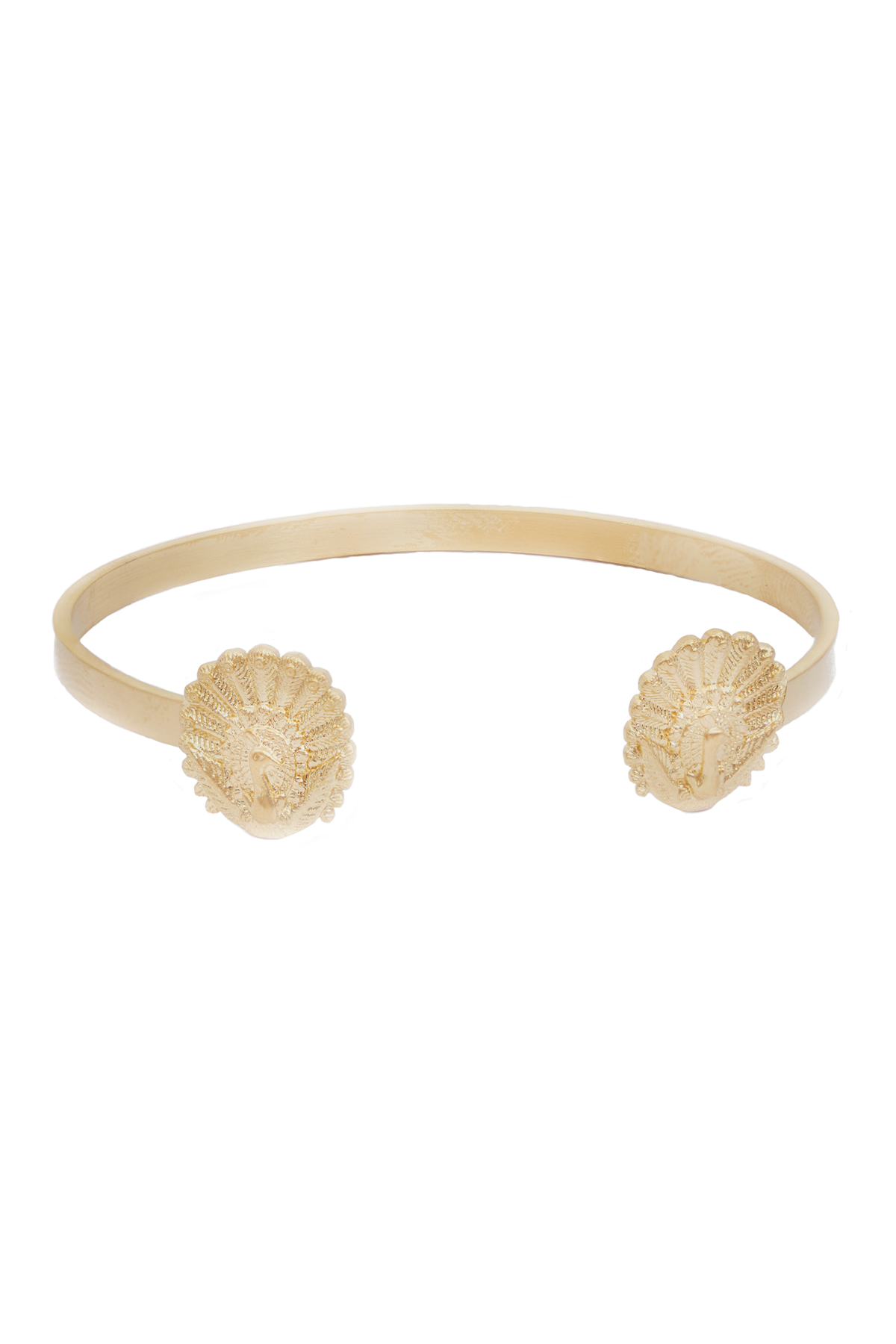 Peacock cuff bracelet