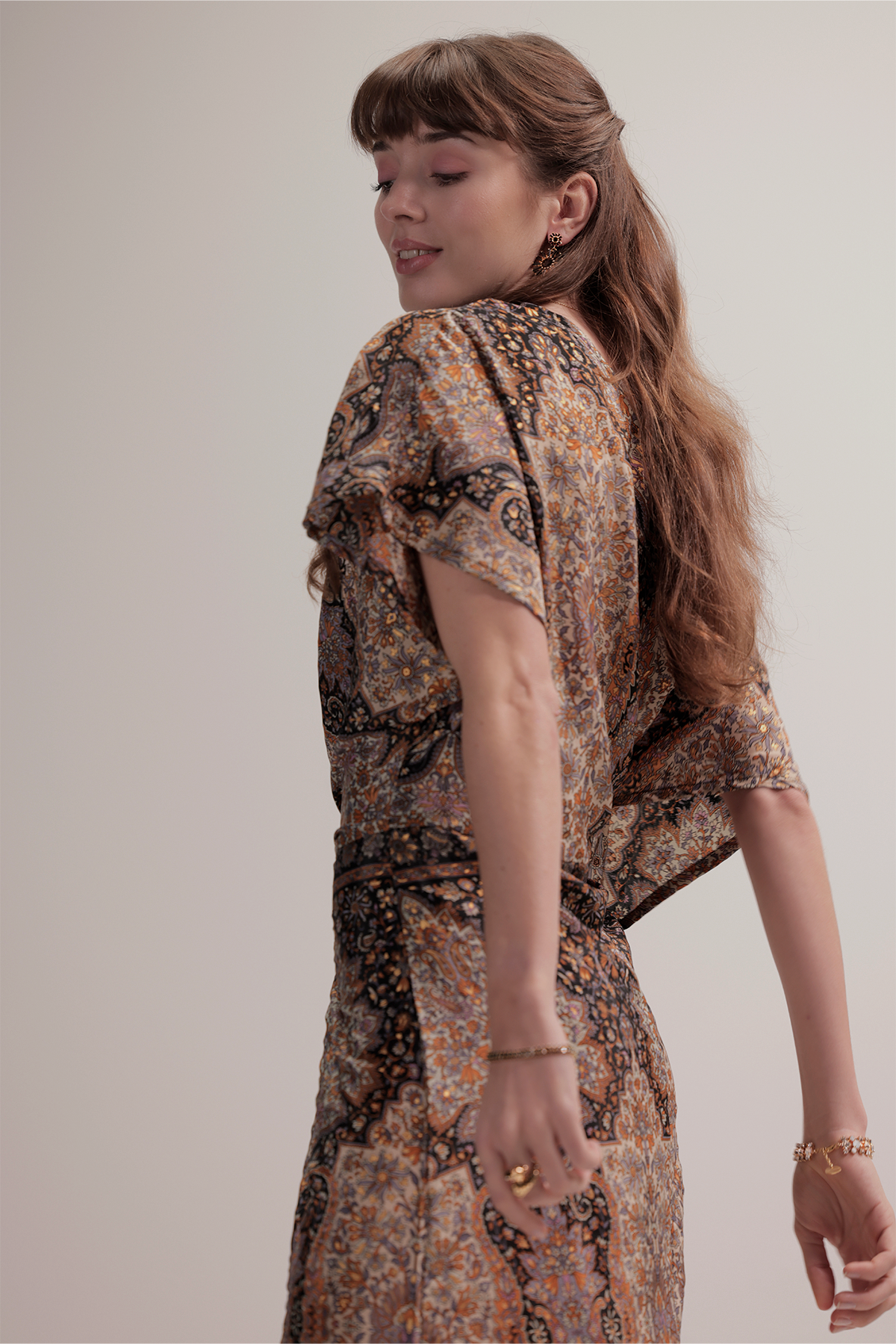 Millie silkekjole - Portofino