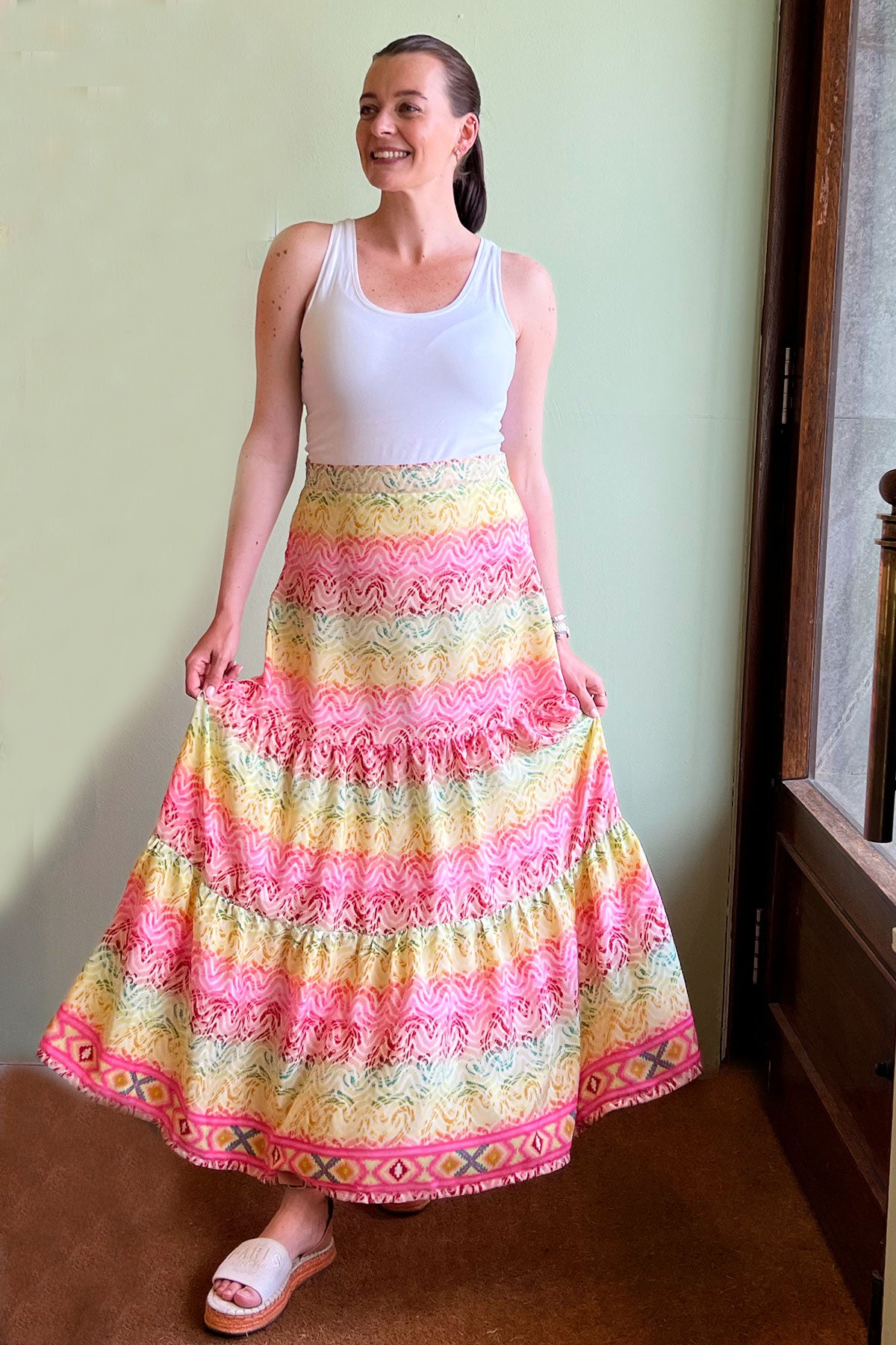 Melanie long skirt - Happy summer
