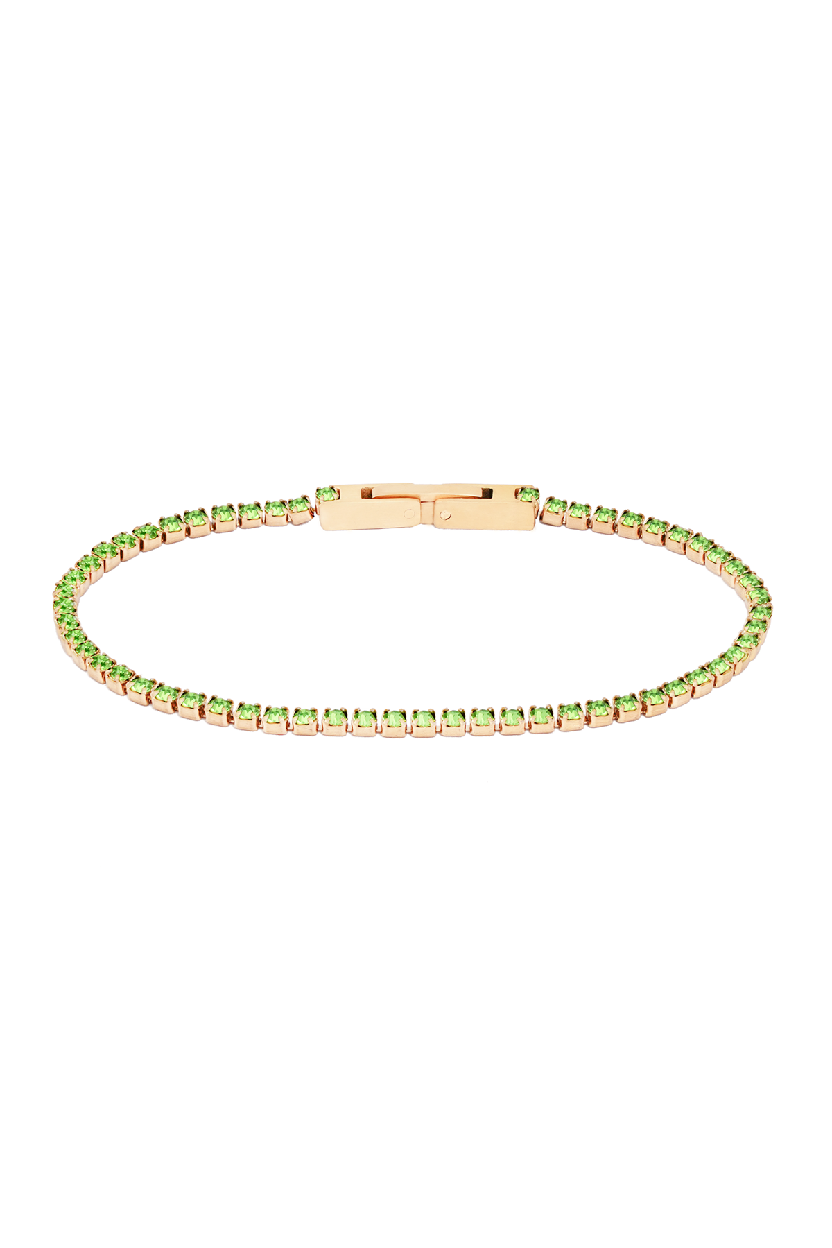 Tennis bracelet, Peridot