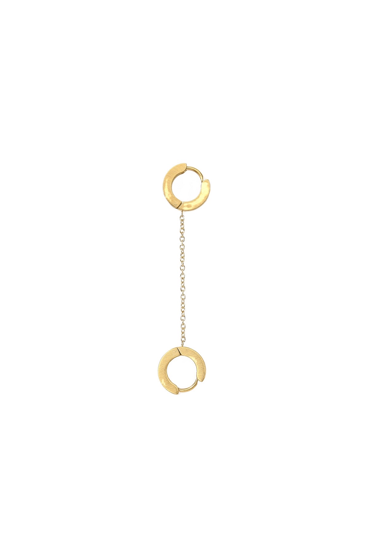 Wild double hoop earrings