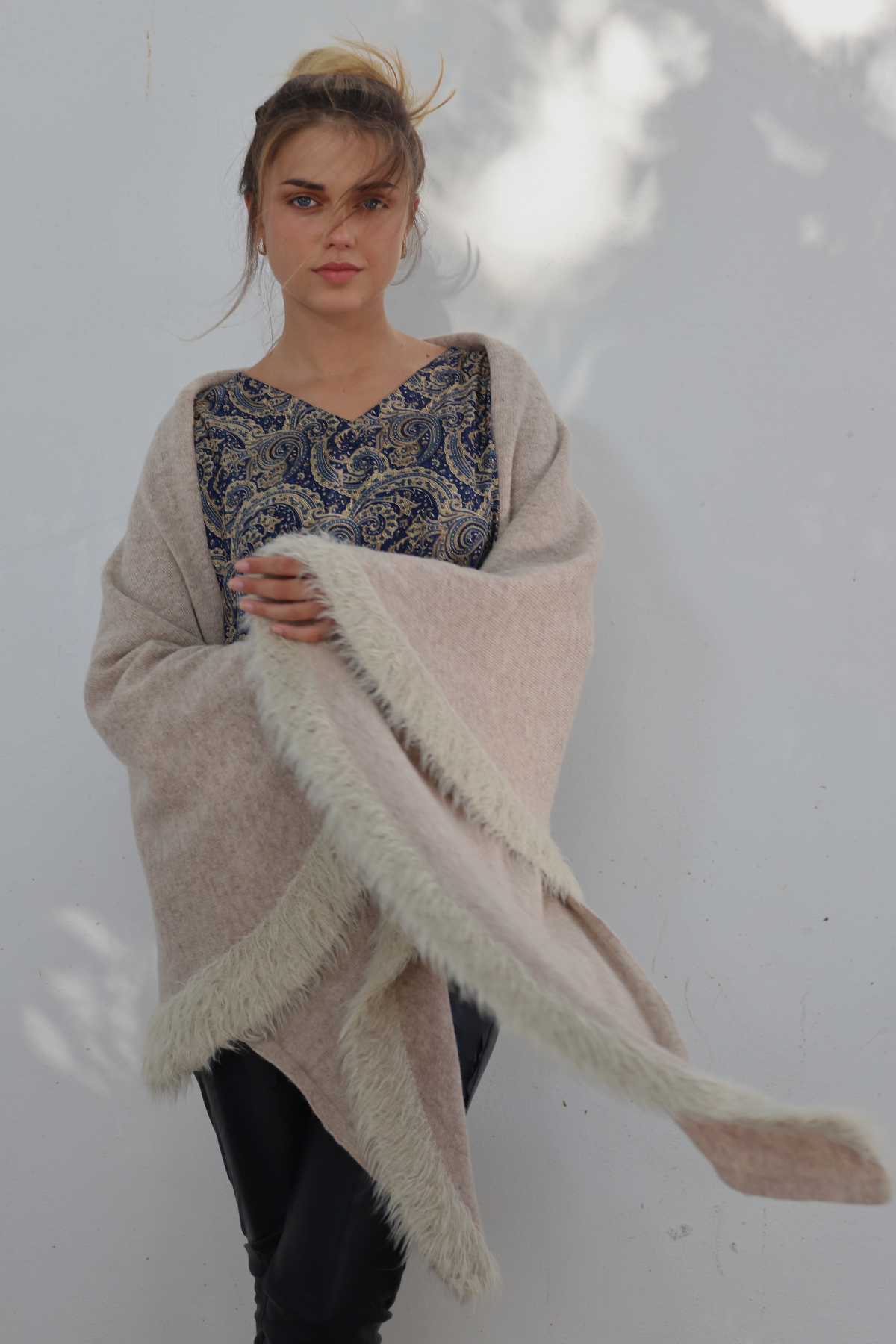 Silk blouse, Provence paisley