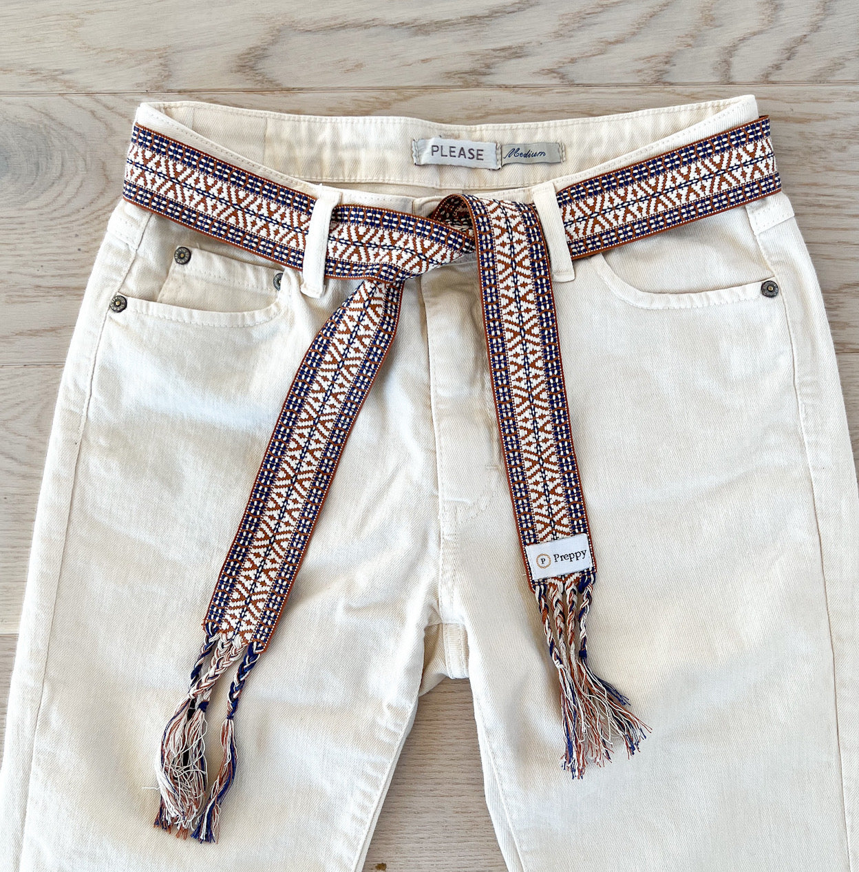 Knytebelte - Classic blue/brown