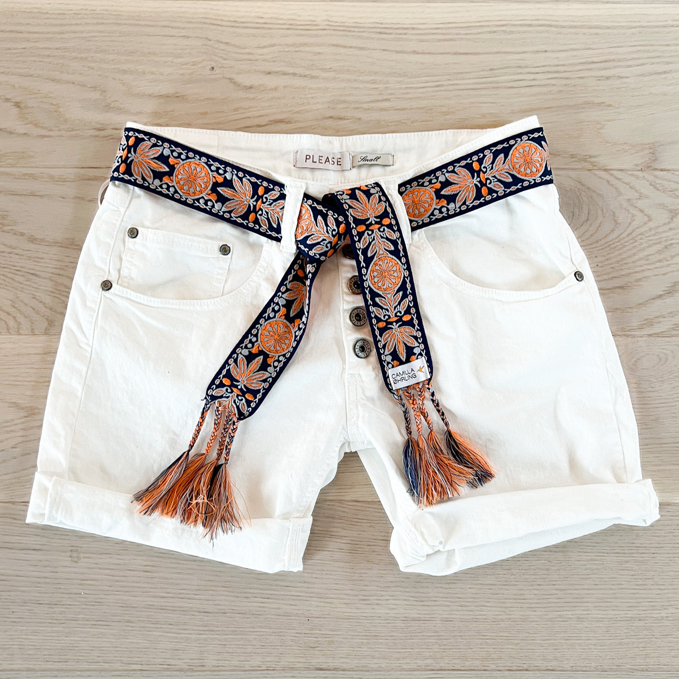 Tie belt - Mykonos blue