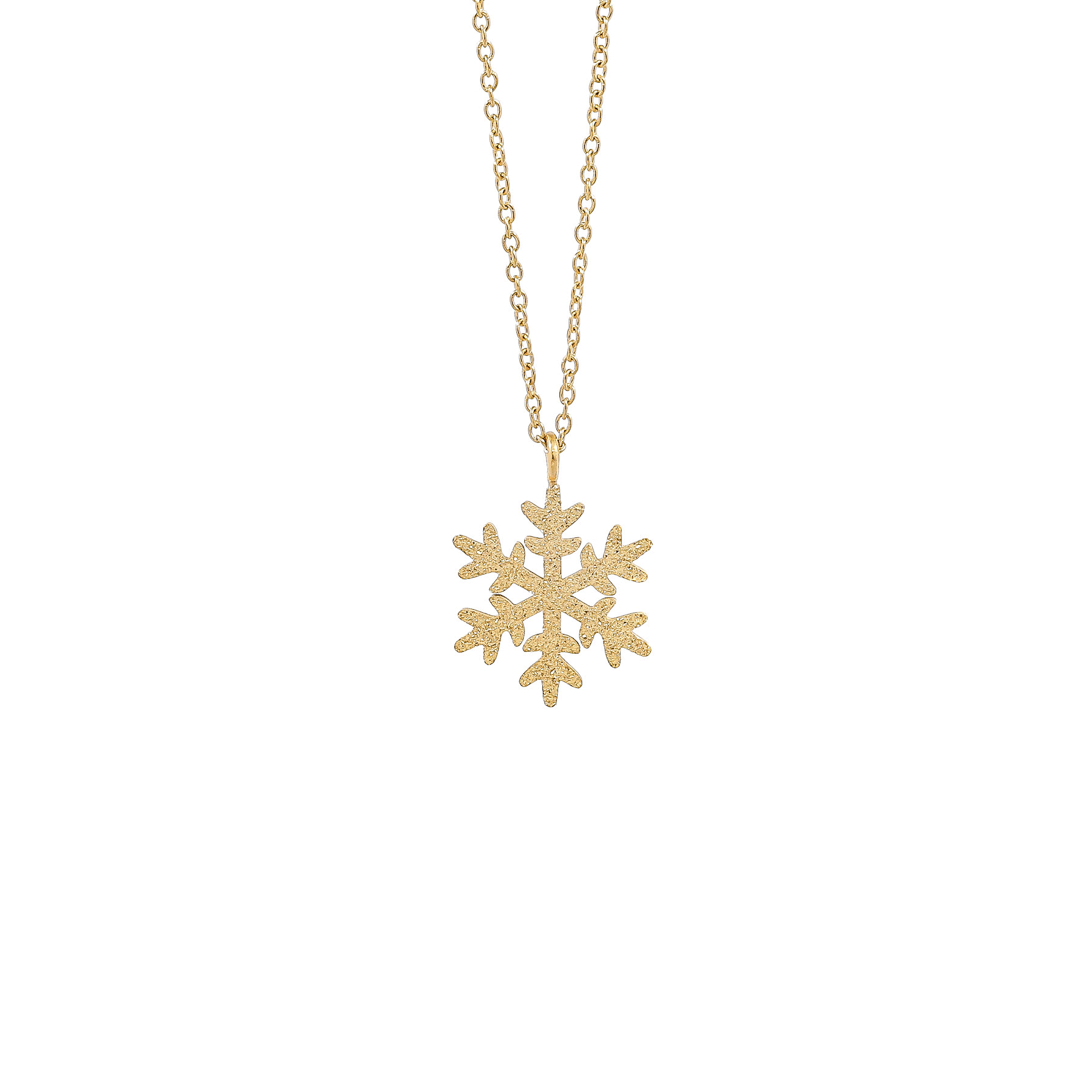 Snow flake necklace