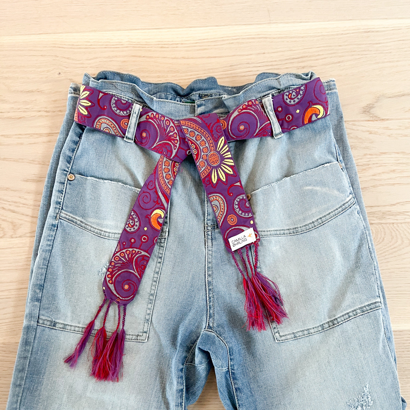 Tie belt - Ibiza purple