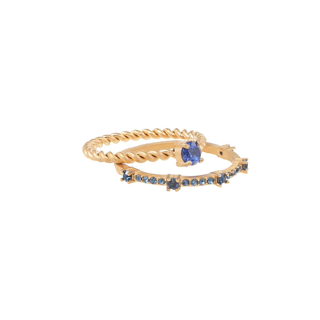 Martha ring - Midnight blue