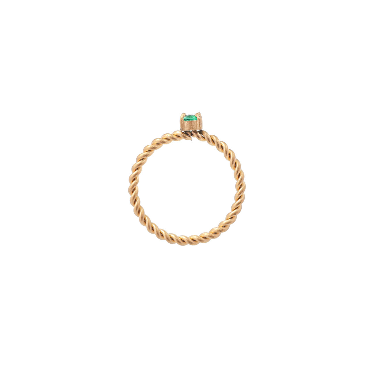 Martha ring - Emerald green