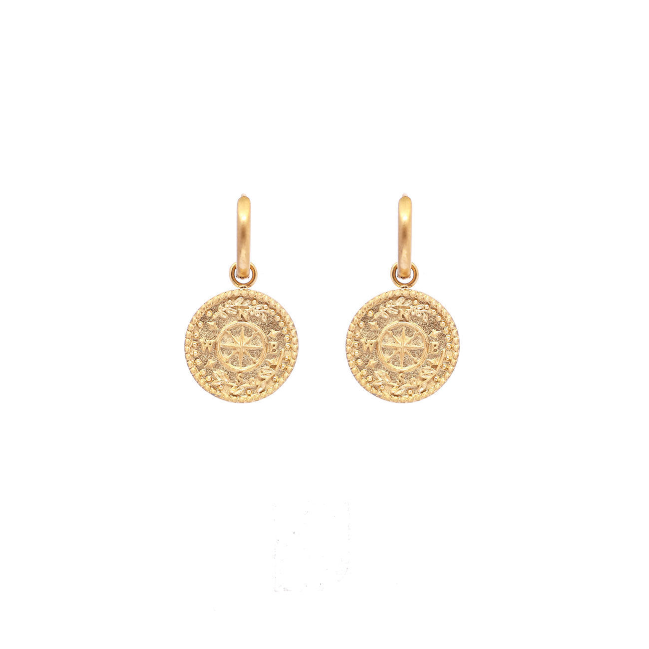 Compass earrings