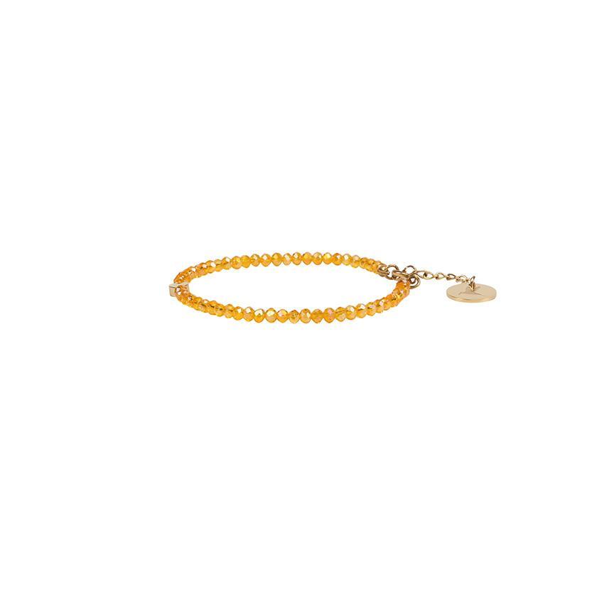 Fanny crystal bracelet - Honey