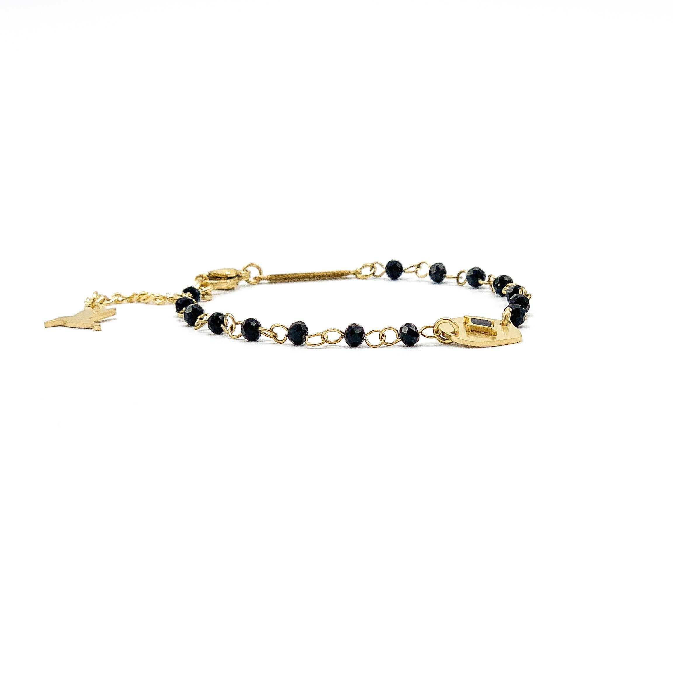 Brooklyn black diamond bracelet