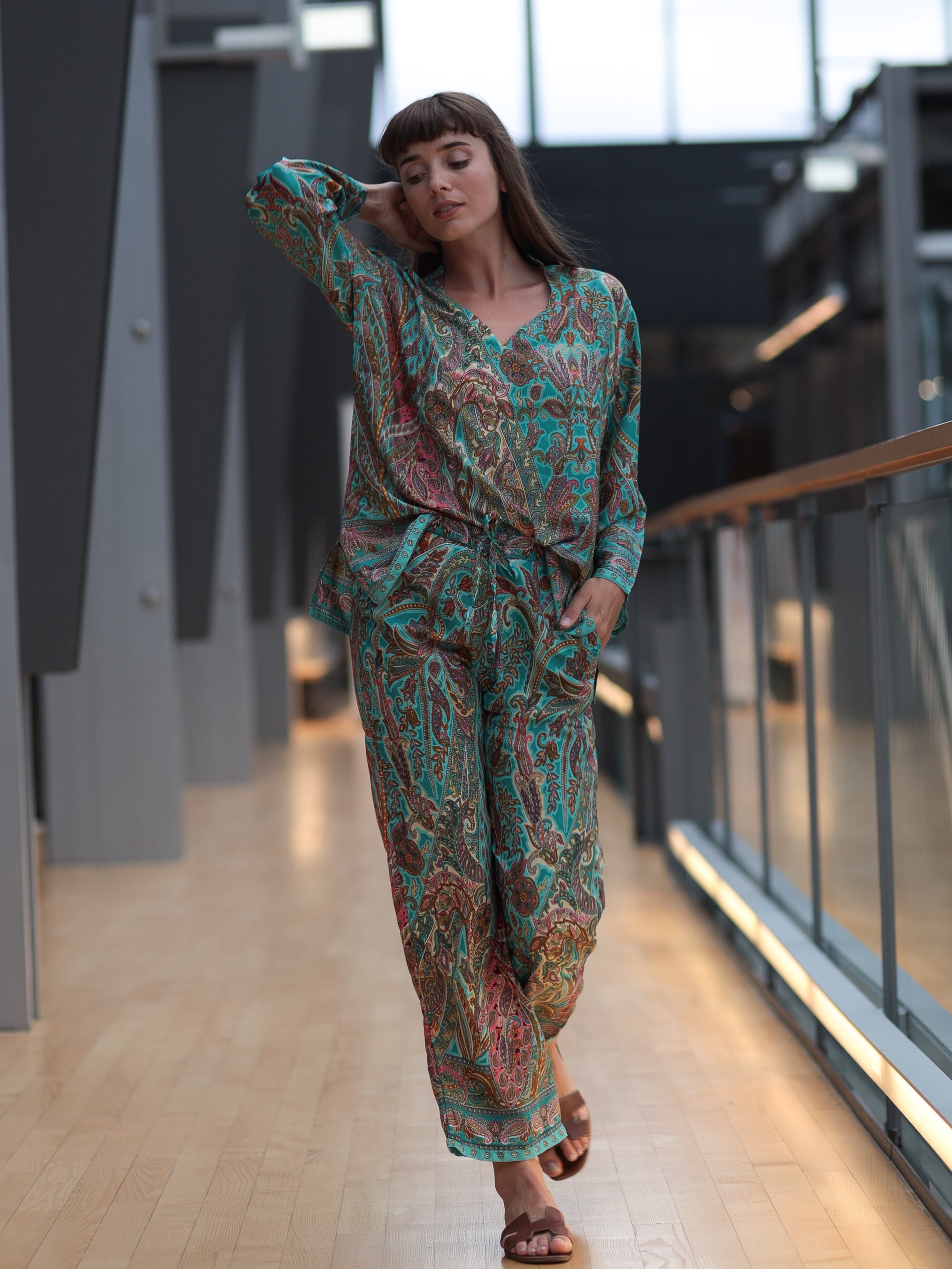 Silk trousers, Taj Mahal
