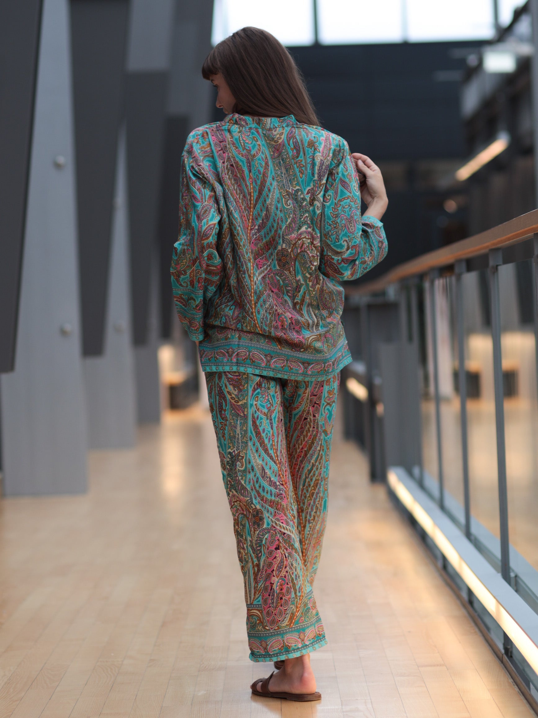 Silk trousers, Taj Mahal