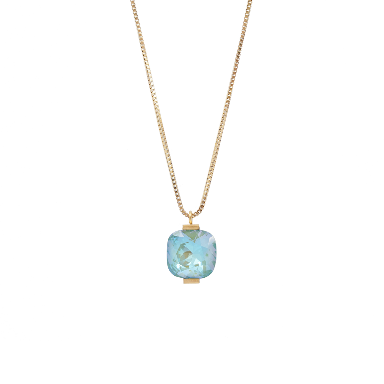 Hermine Swarovski necklace - Desert Sage