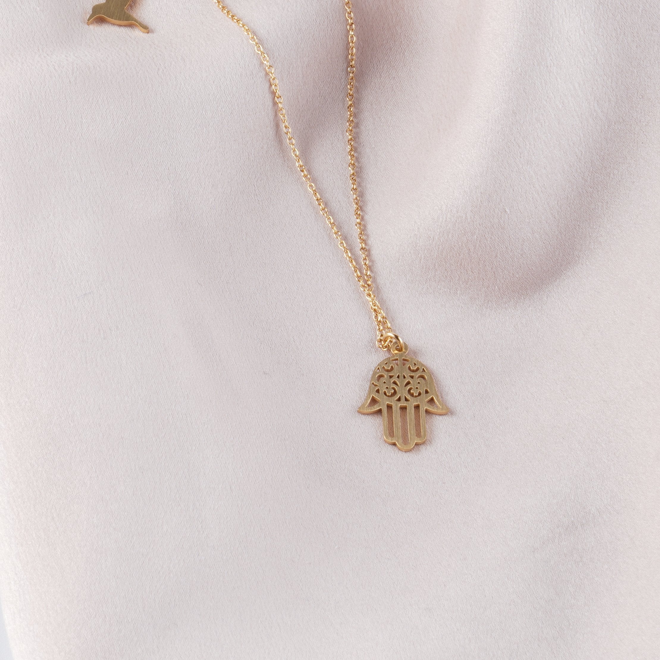 Hamsa necklace