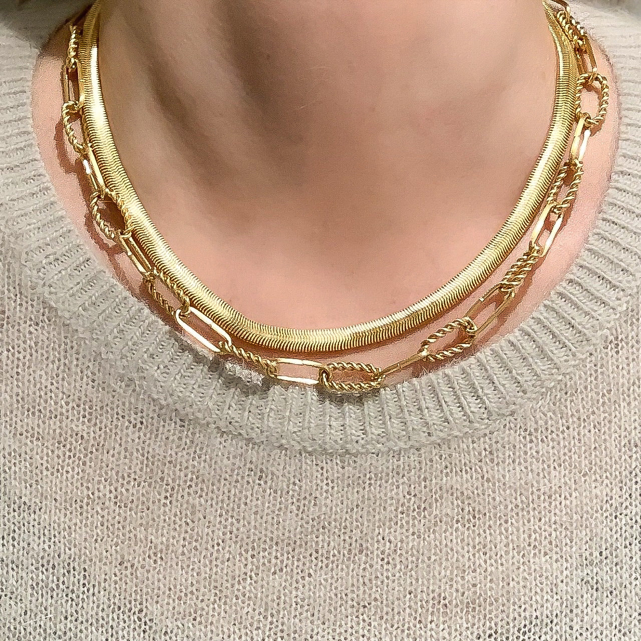 Malin chain necklace