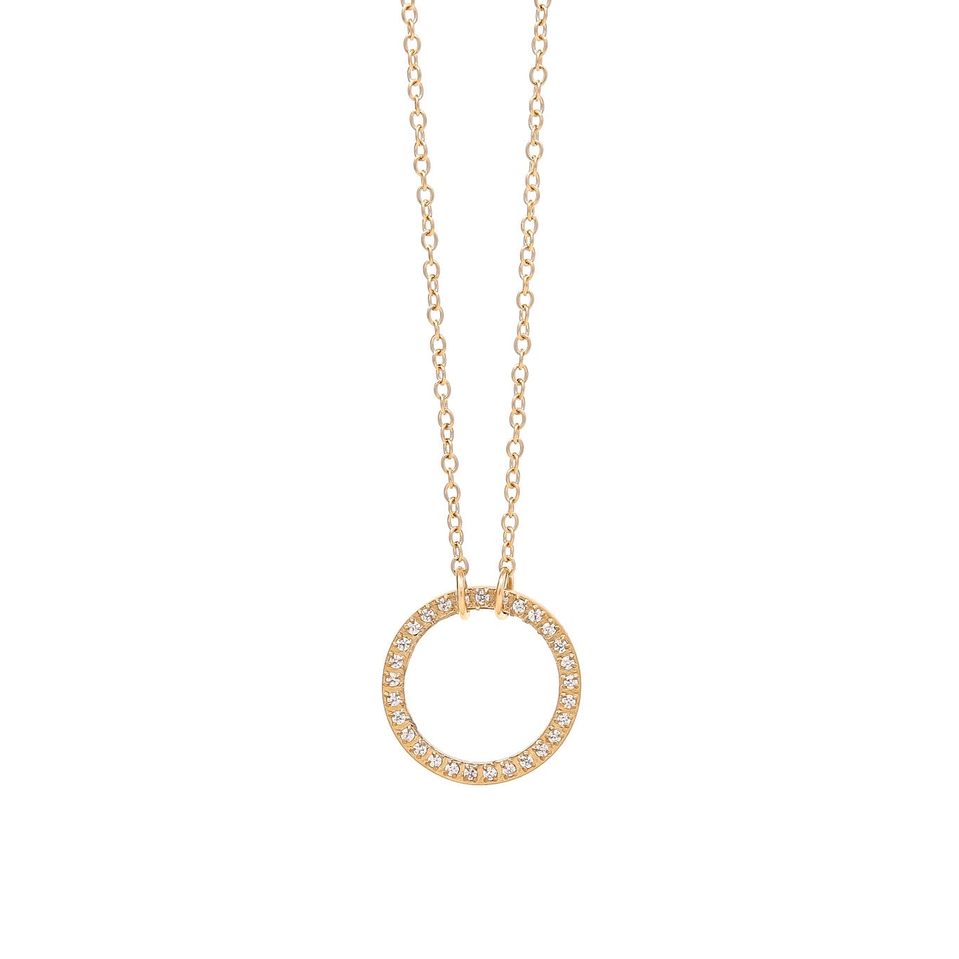 Karma zirconia necklace