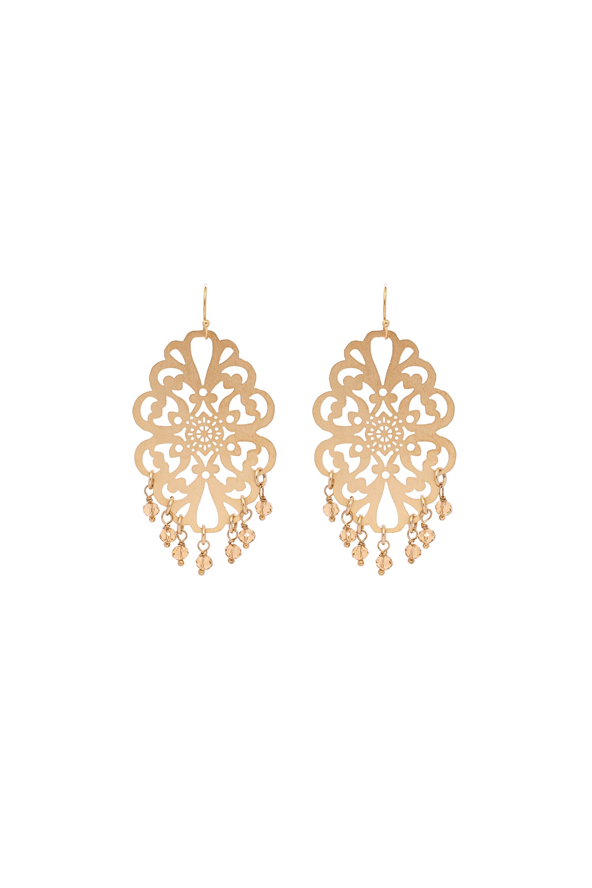 Amanda floral filigree earrings