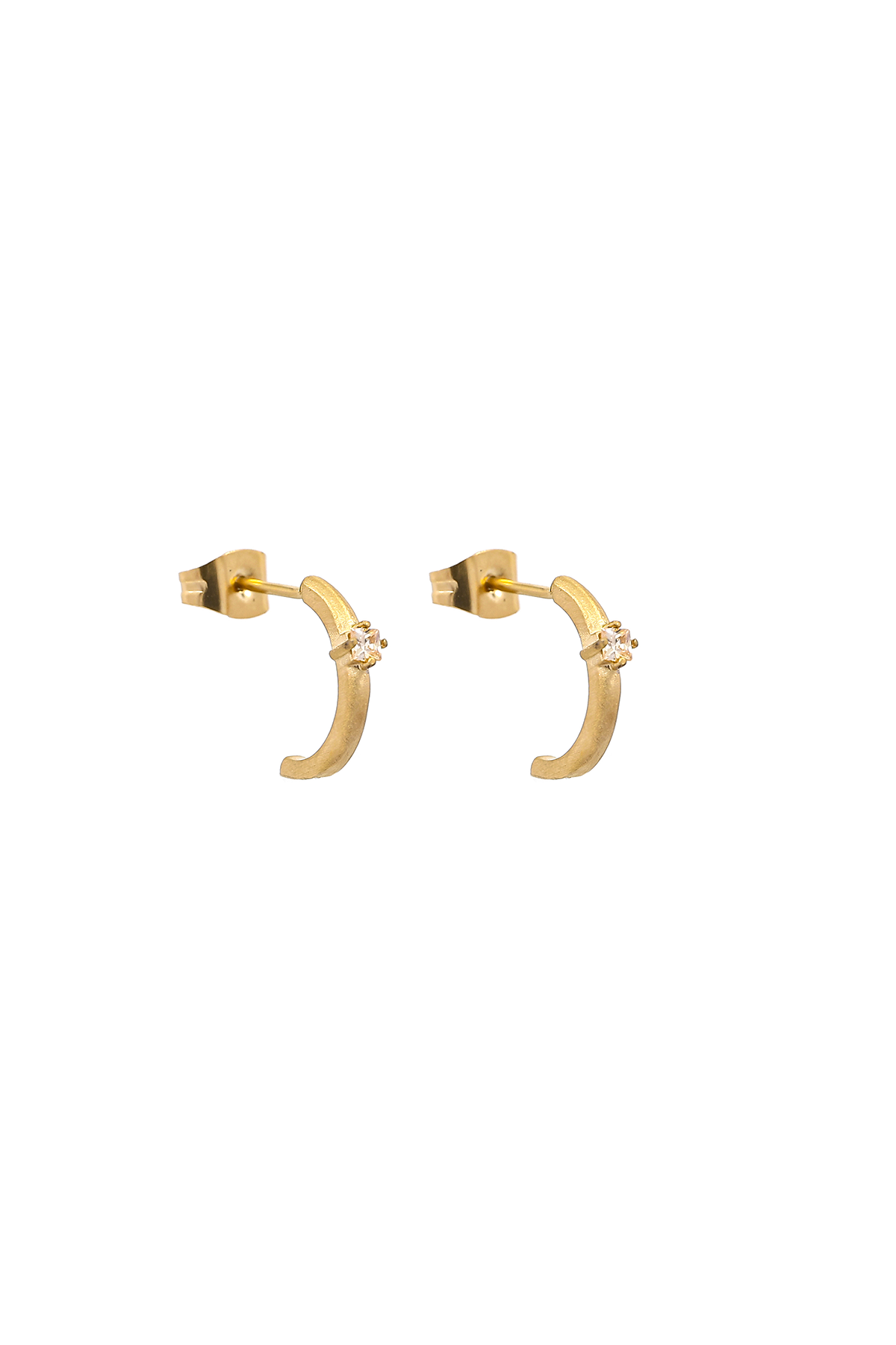 Anna stud earrings - Champagne