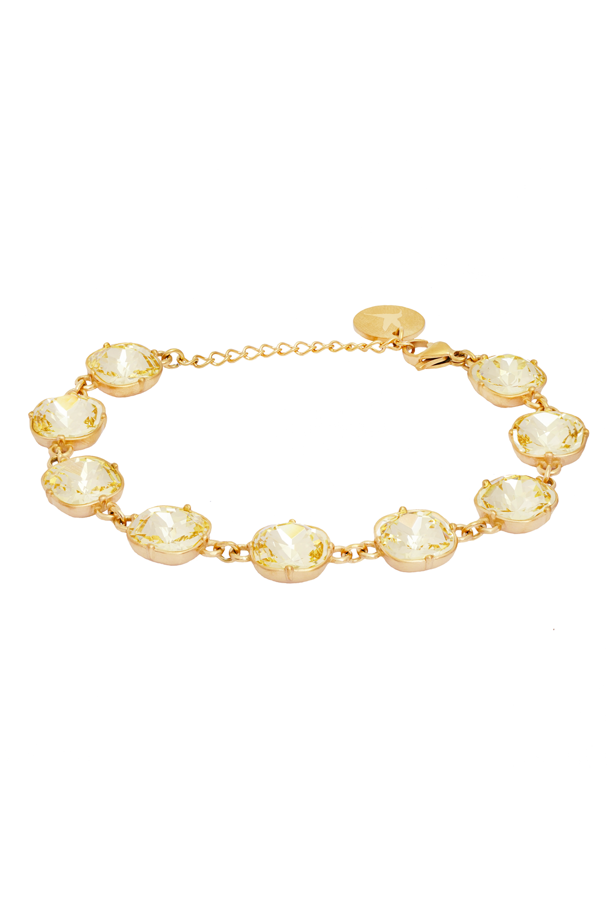 Carla Crystal lux bracelet - Lemon