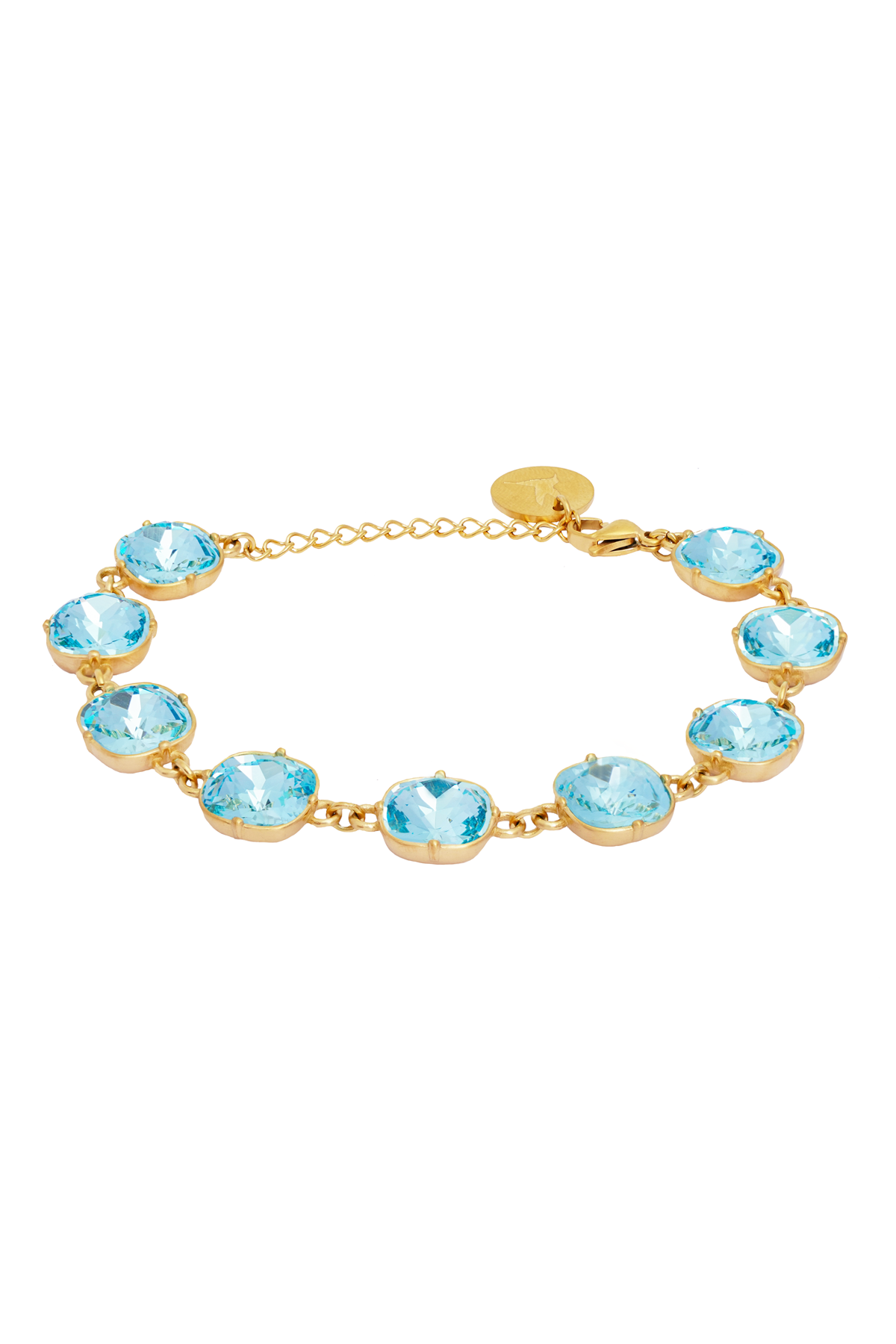 Carla Crystal lux bracelet - Ocean blue
