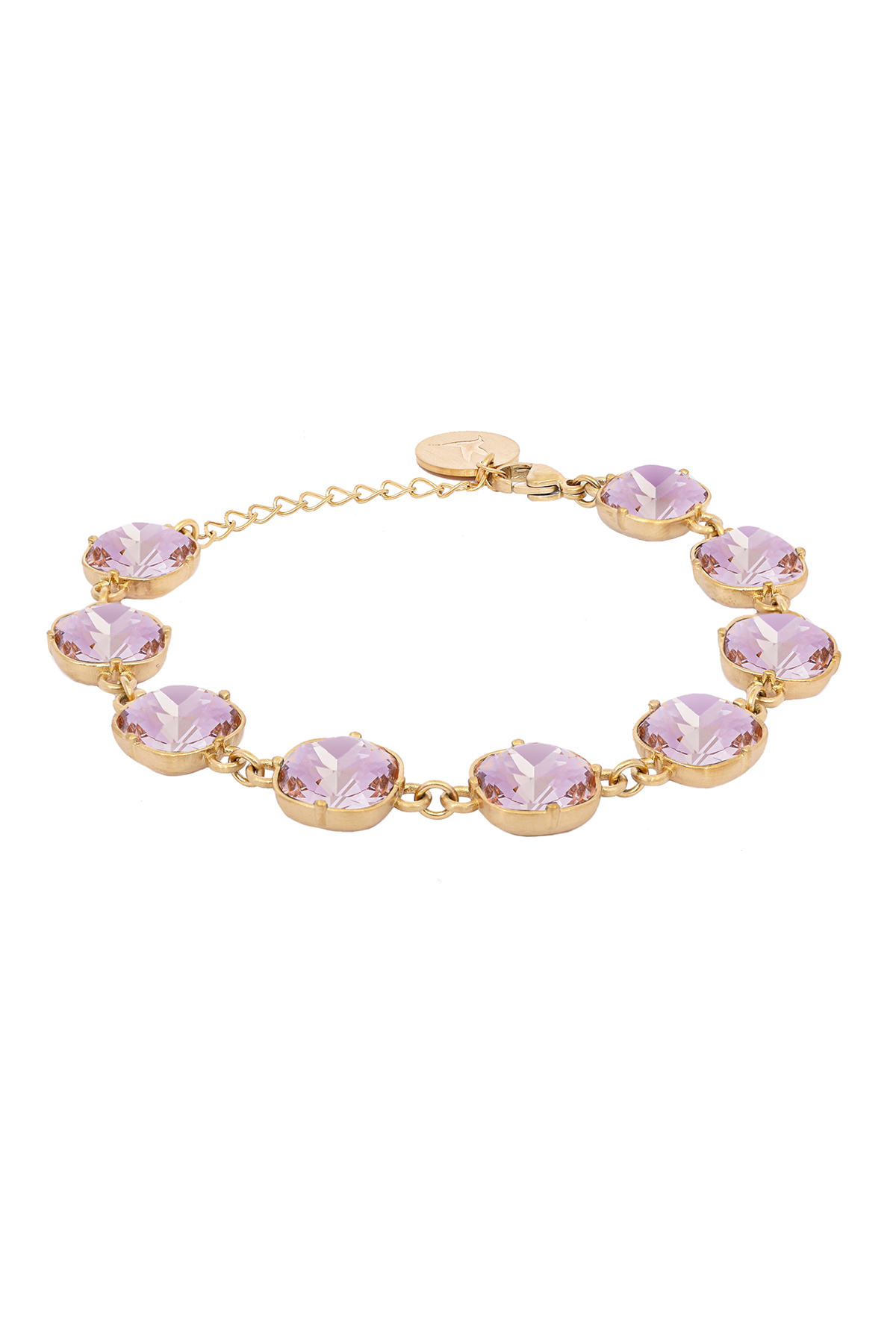 Carla Crystal lux bracelet - Pink Favourite