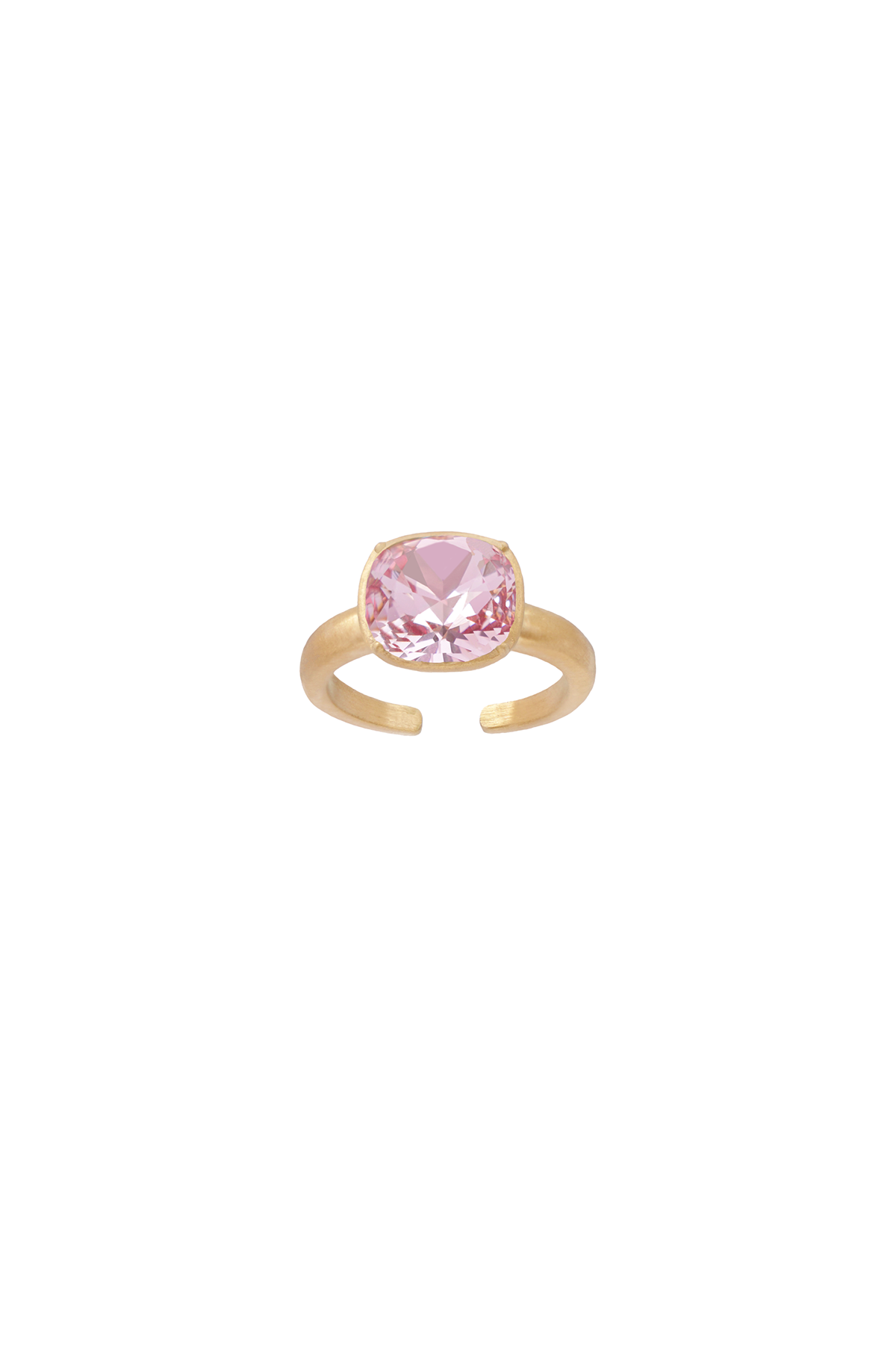 Carla Crystal ring - Pink favourite, Adjustable